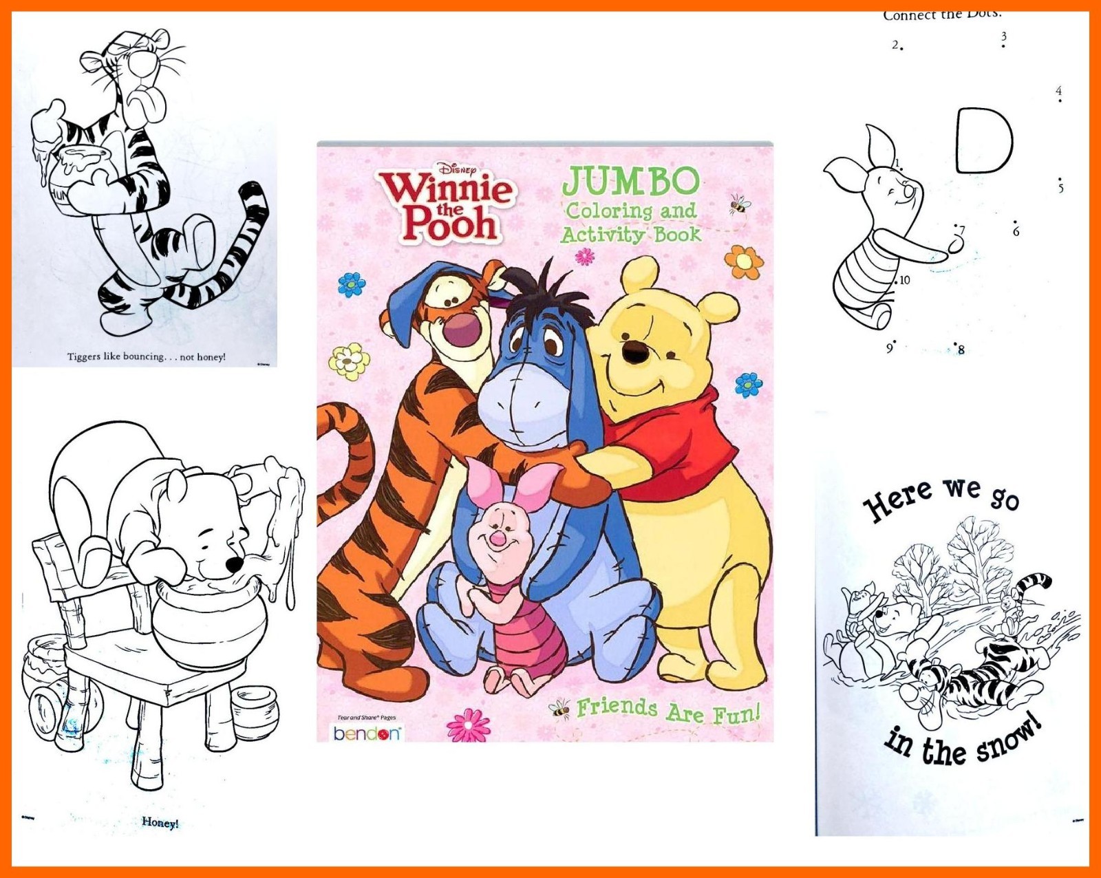 10 Disney Coloring Books Classic Movie Characters Full Size Books 700 Pages