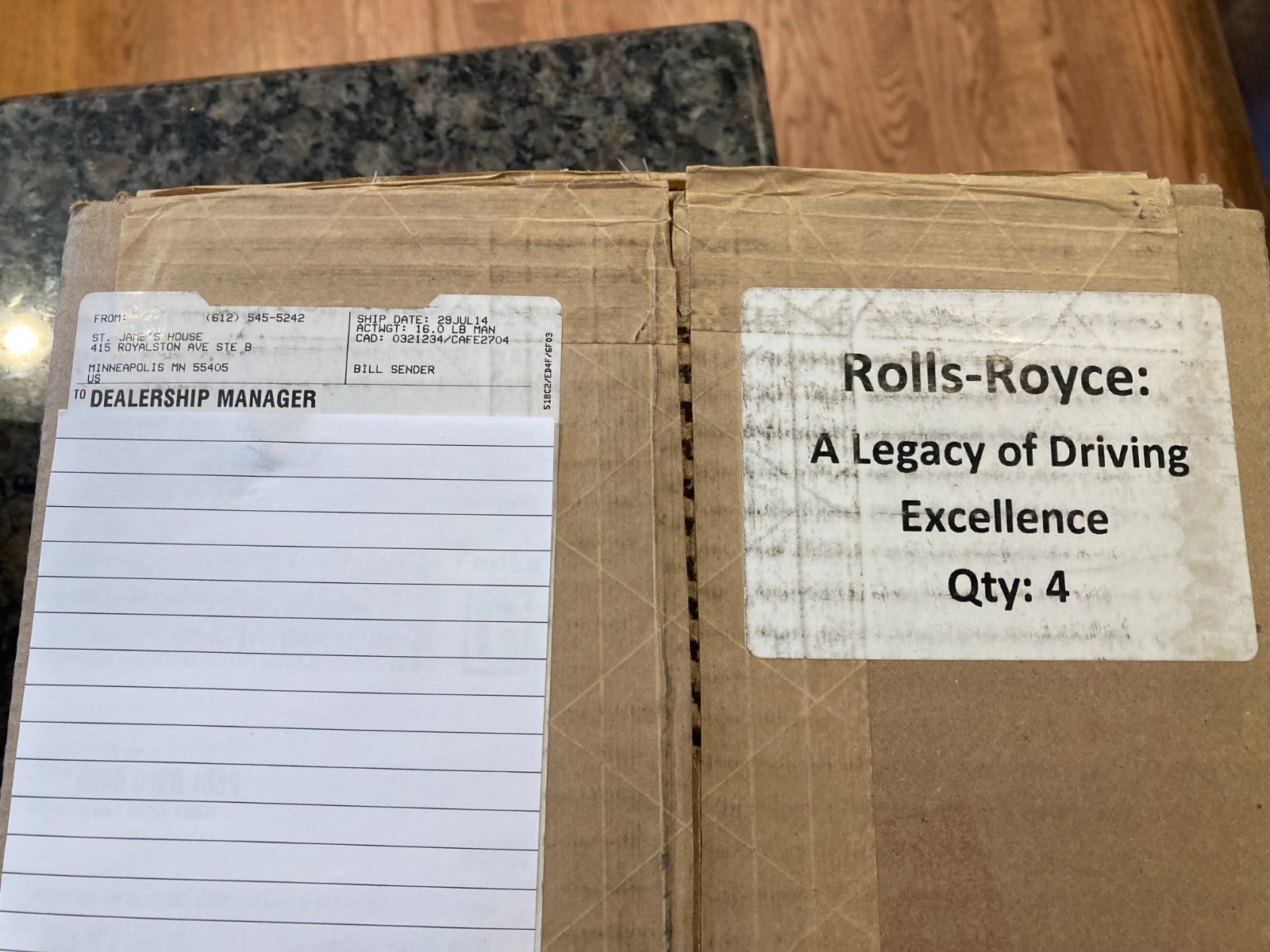 ROLLS-ROYCE FACTORY SEALED 2014 HARDBOUND BOOK A LEGACY OF DRIVING EXCELLENCE.