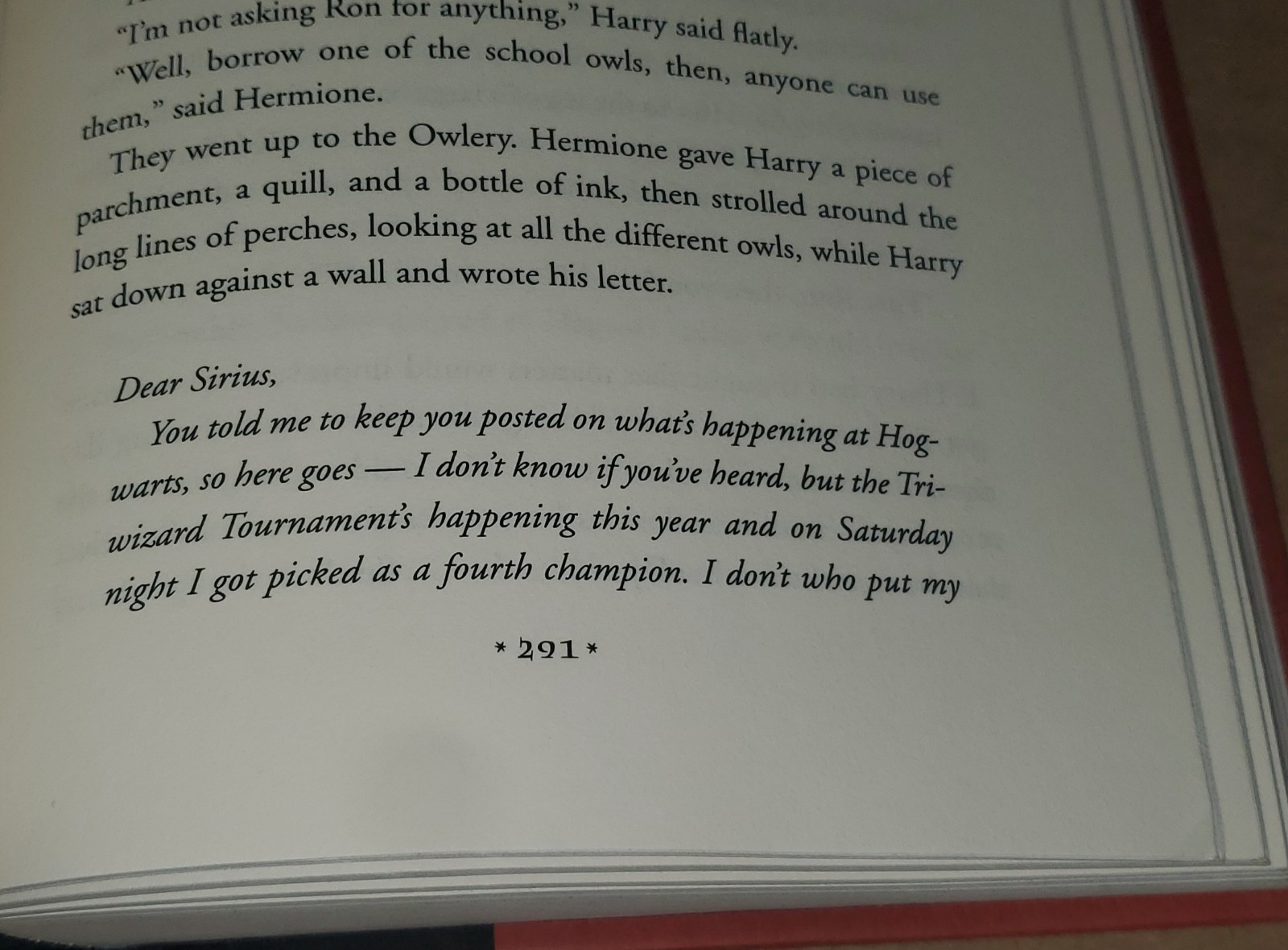 Harry Potter the Goblet of Fire 1st Edition Errors Pages 291 667