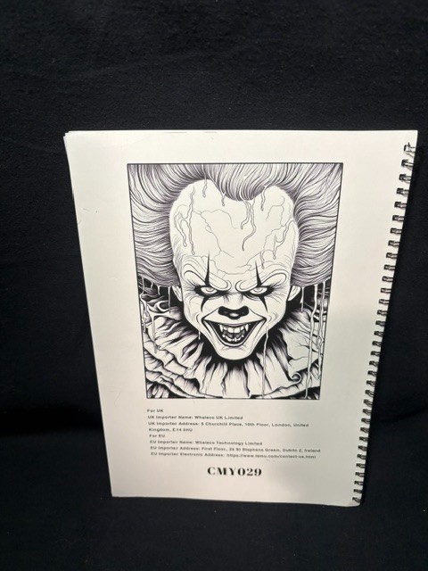 Horror Vibes Adult Coloring Book, 20 Pages