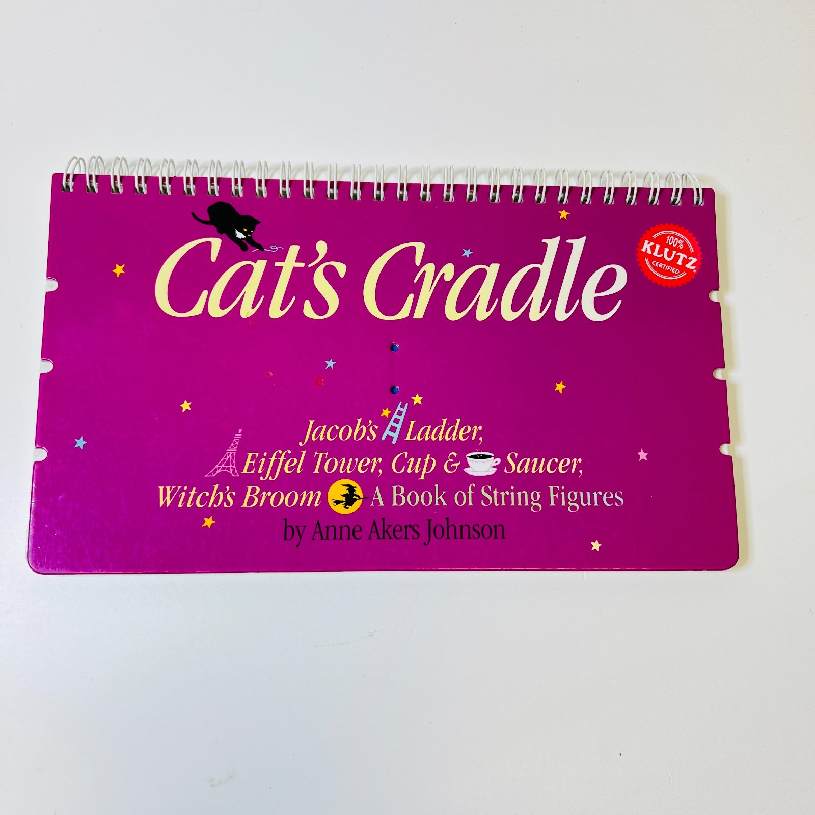 EUC Klutz Cat’s Cradle by Anne Akers Johnson 1993 Hardcover, NO String Included