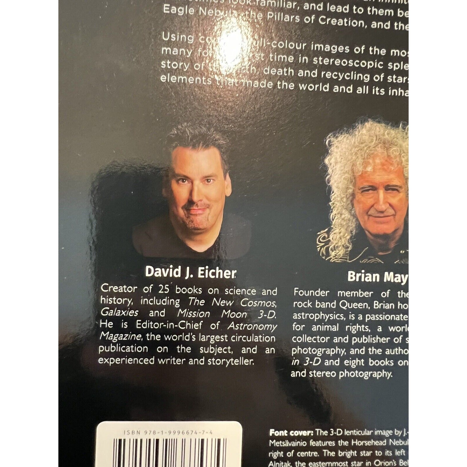 COSMIC CLOUDS 3-D Where Stars Are Born with SIGNED Bookplate by Brian May
