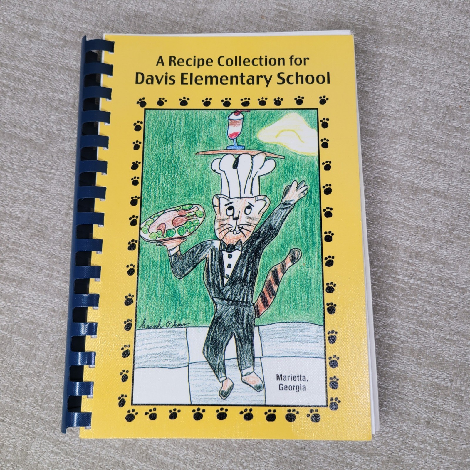 Morris Press Cookbook Davis Elementary School Recipe Marietta GA Spiral