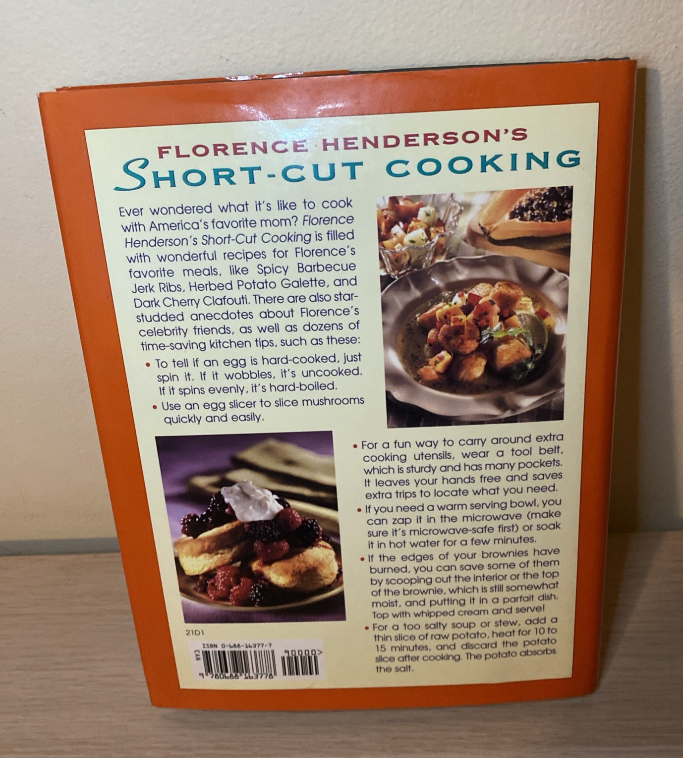 Florence Henderson’s Short-Cut Cooking 1998 First Edition America’s Favorite Mom