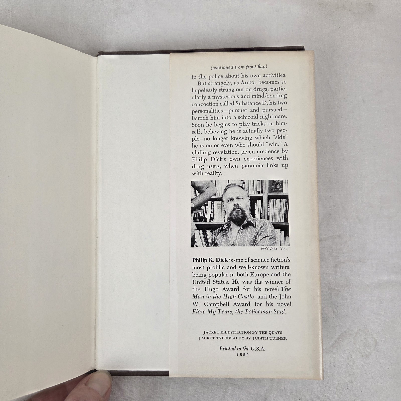 A Scanner Darkly by Philip K Dick Hardcover 1977 Vintage SciFi BCE Dust Jacket