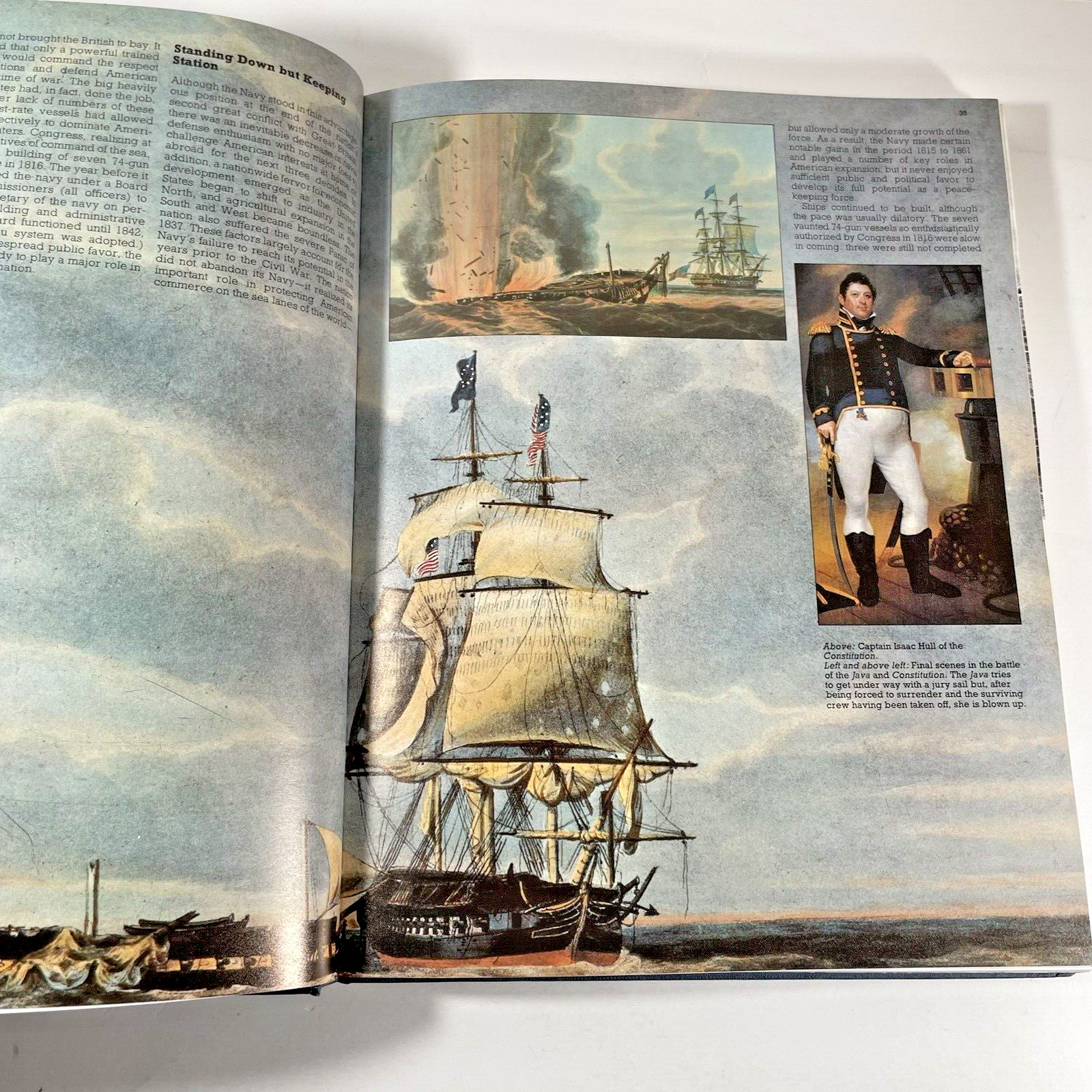 History of the US Navy by James M Morris 1985 Hardcover/DJ Book 260 pages