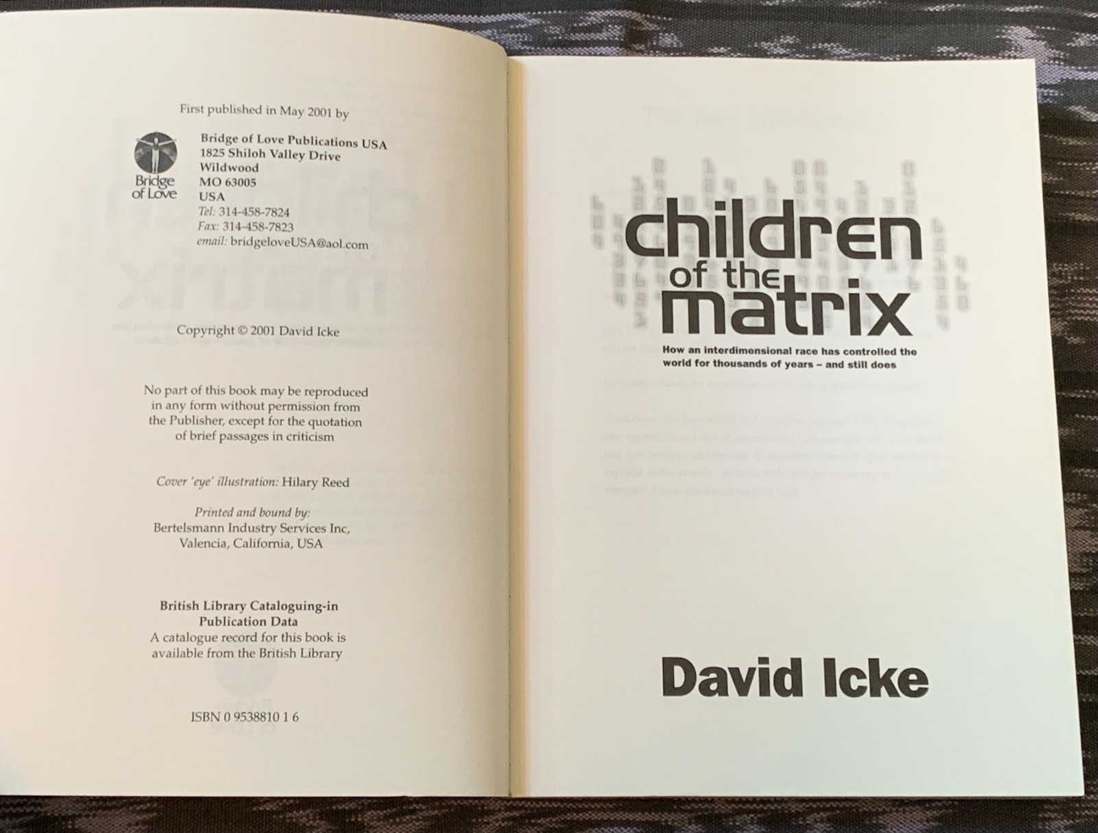 Children of the Matrix David Icke Conspiracy Theory Illuminati Aliens Occult