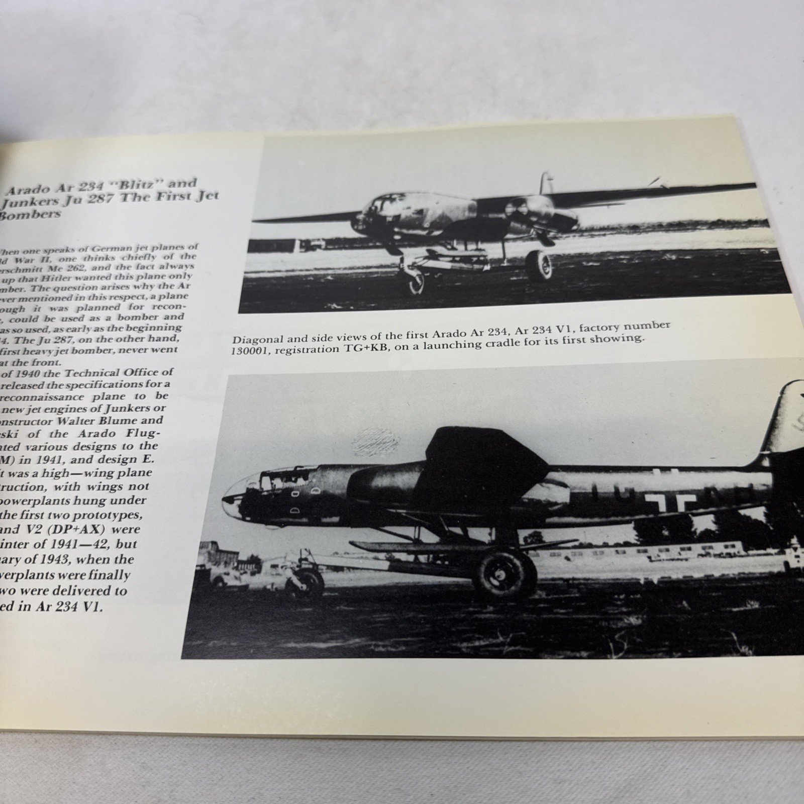 World’s First Jet Bomber: Arado Ar 234, Ju 287 – Shiffer Publishing, B&W, 48 Pgs