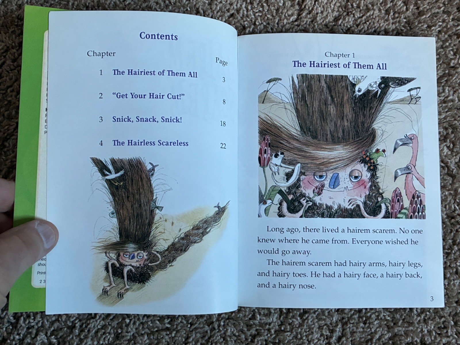 HAIREM SCAREM, by Jeanne Willis, 2004