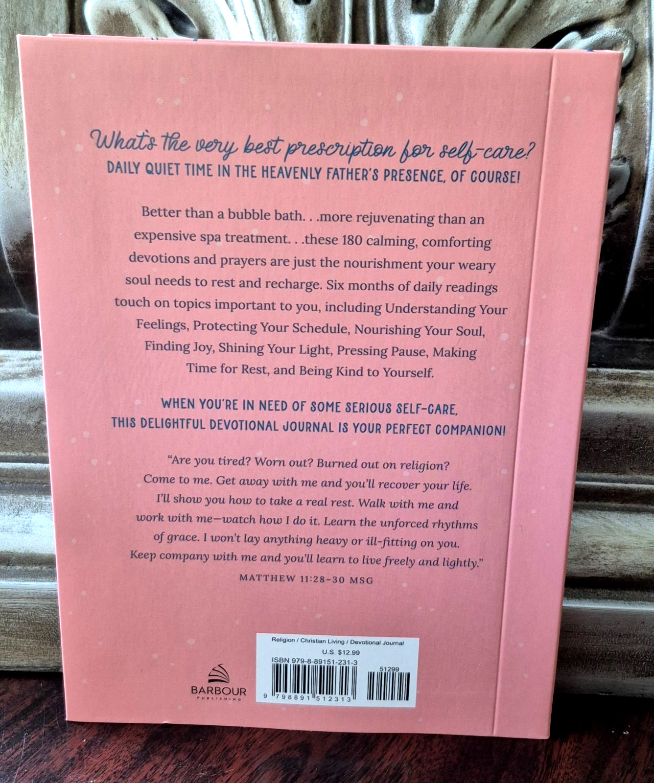 THE SELF-CARE DEVOTIONAL JOURNAL : 180 Days of Calming Comfort (Paperback, NEW)