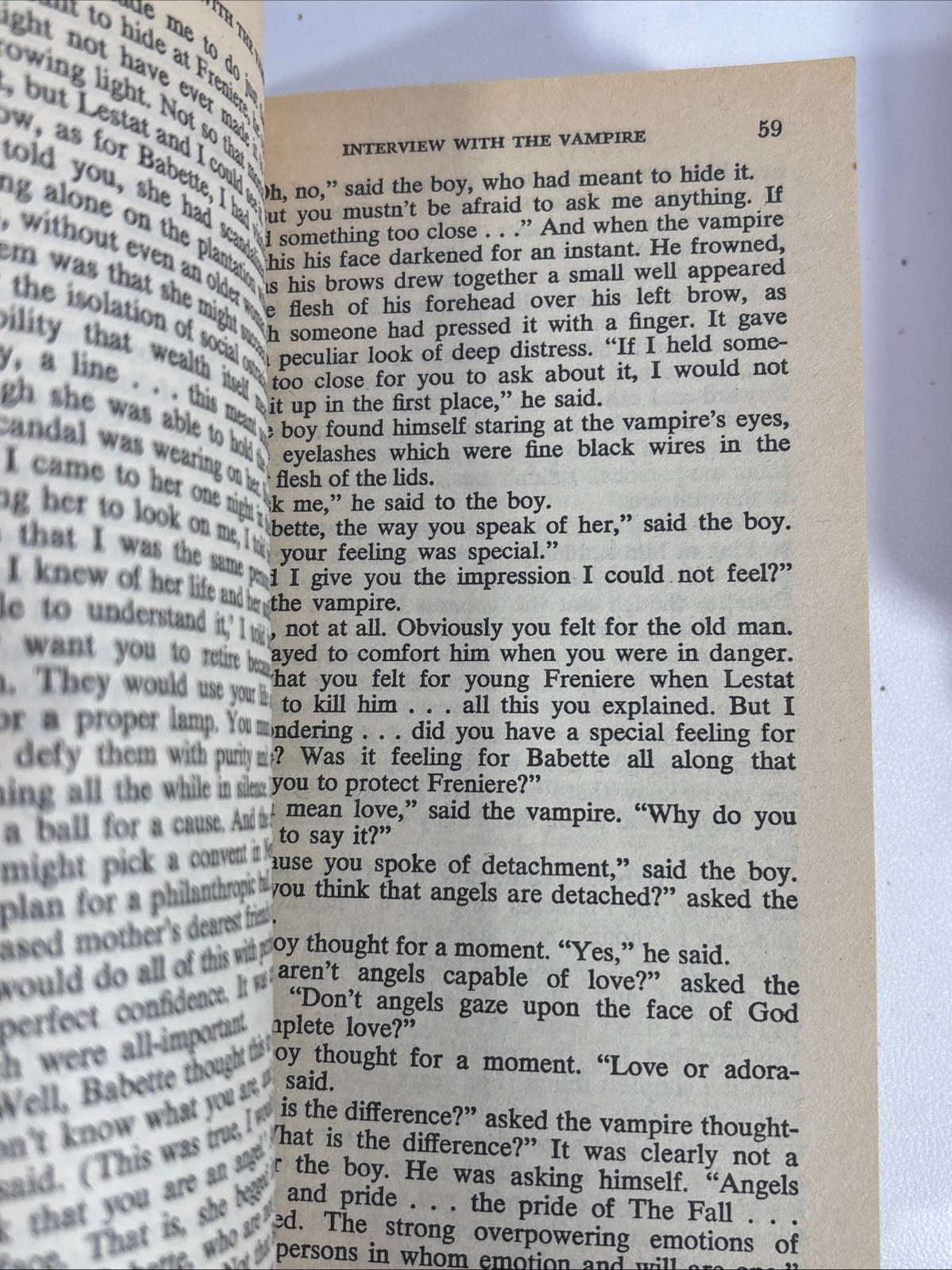 Interview With the Vampire by Anne Rice (Vintage 1977 paperback)