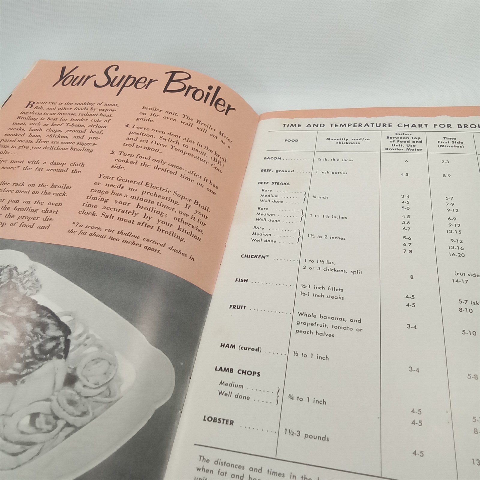 Vintage 1950s Cookbook Enjoy Speed Cooking General Electric Range 79 Pages