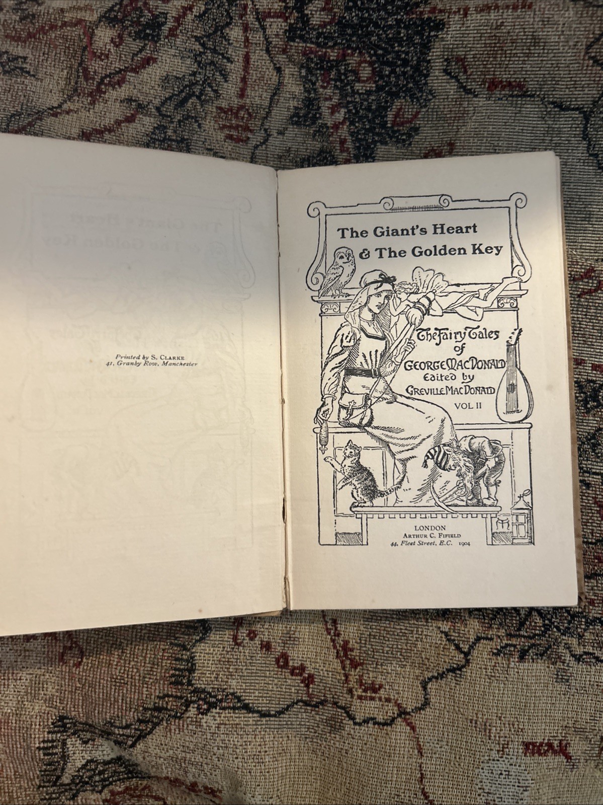 Giant’s Heart & Golden Key, George Macdonald, Arthur Fifield, Hard, 1904