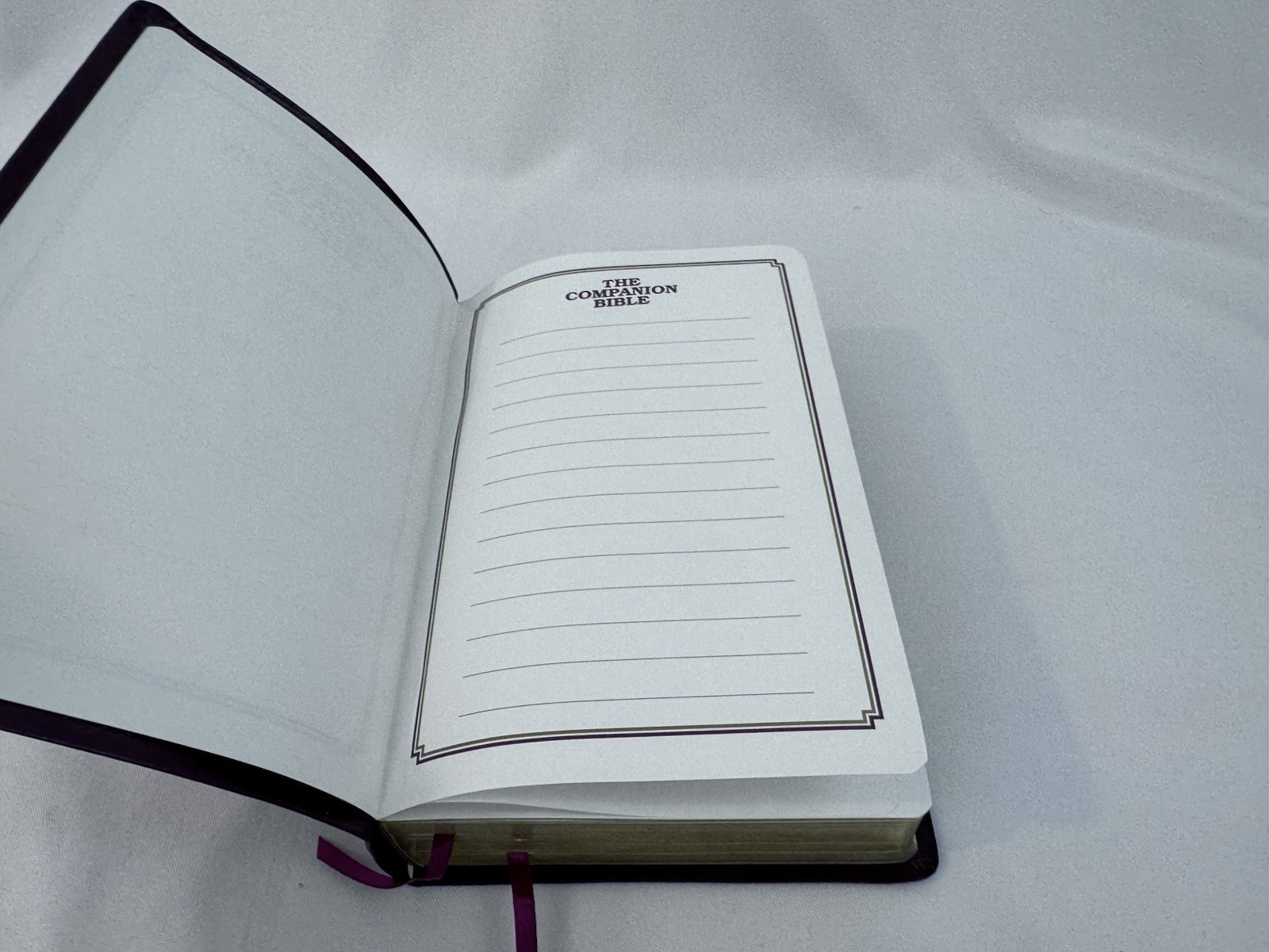 Companion Bible: King James Version, Burgundy, Bonded Leather FAST SHIP!!!