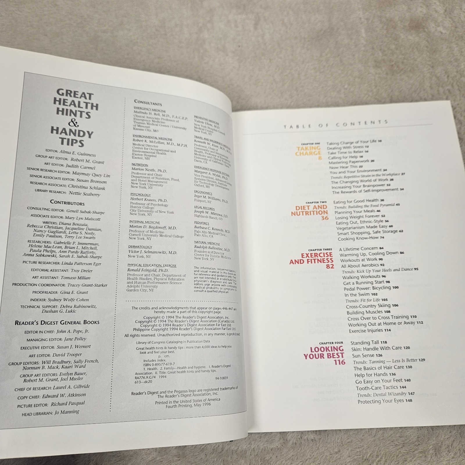Health Books Home Remedies Pain Relief System Hints & Handy Tips Hardcover