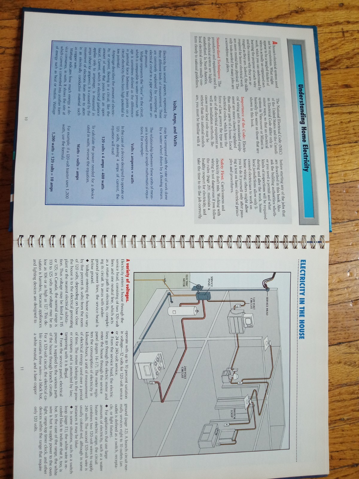 Time life books home repair and improvement Basic Wirinh Hardback Book