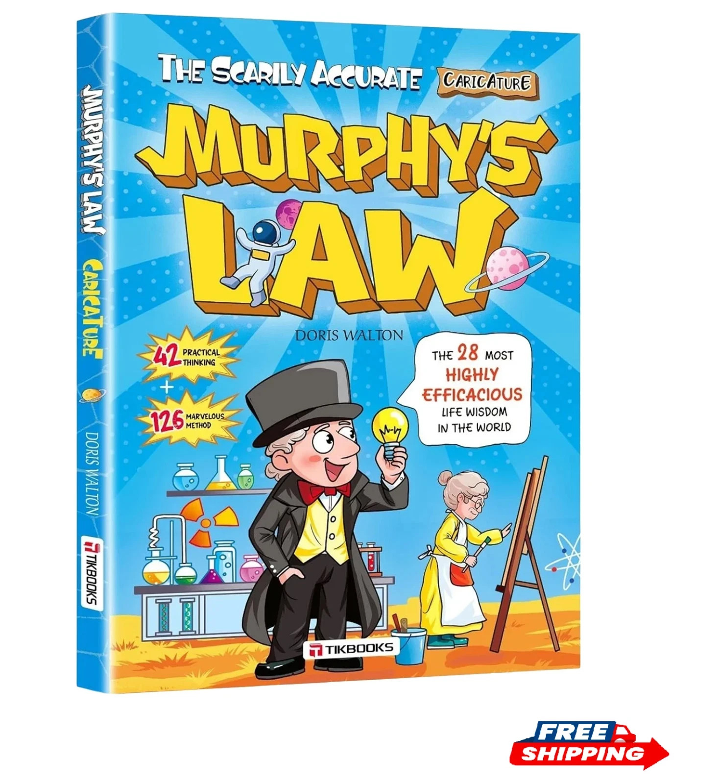 Murphy’s Law Illustrated Book 128 Pages Paperback Fun Learning Kids Gift USA