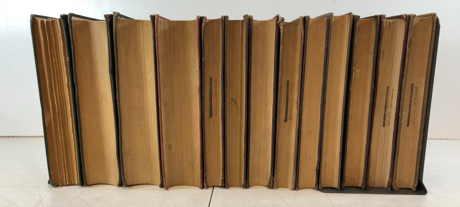 Annual Report Of The Smithsonian Institution, 13 v., Ex-library,1868-1899,ESet-6