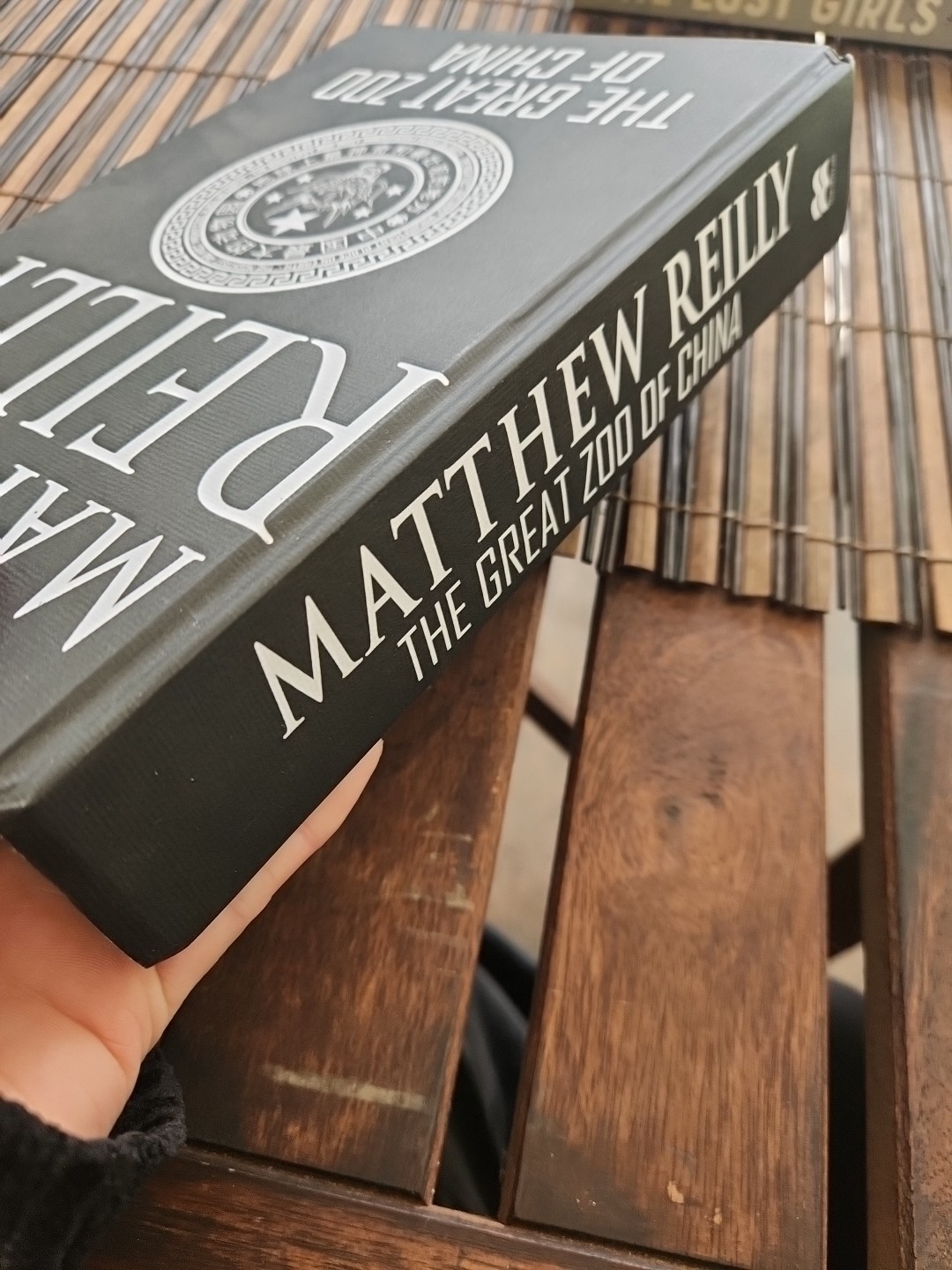 The Great Zoo Of China By Matthew Reilly Hardcover Book Signed Missing DJ