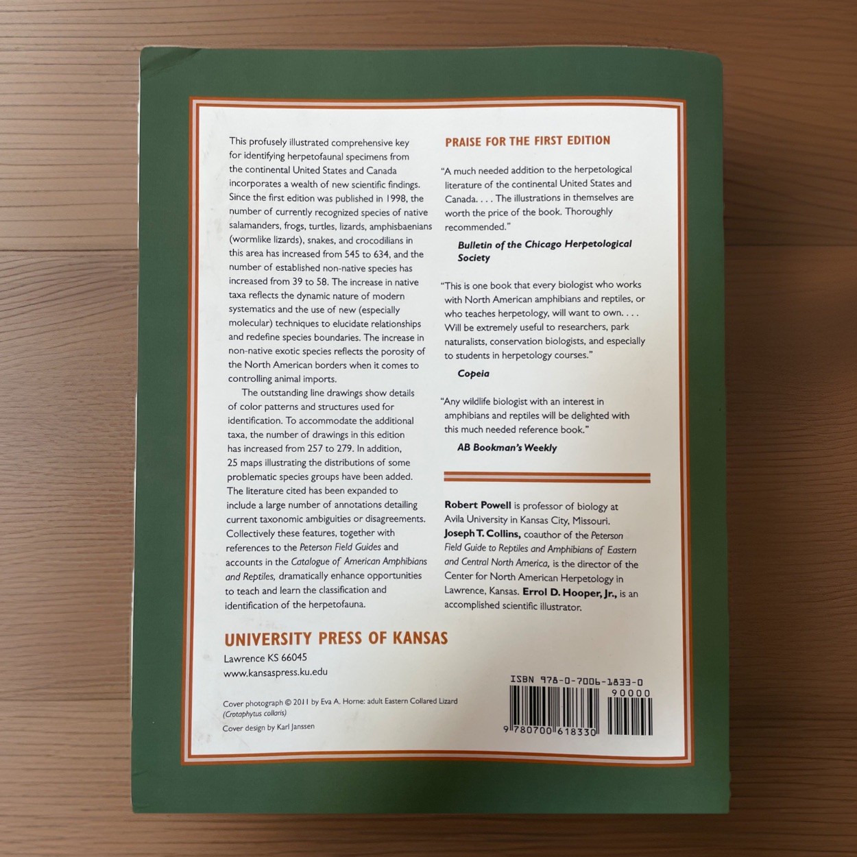 Key to the Herpetofauna of the Continental United States and Canada: 2nd ED.