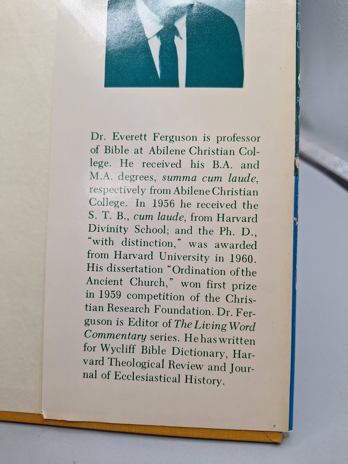 Early Christians Speak ~ Everett Ferguson ~ 1971 HCDJ ~ COFC