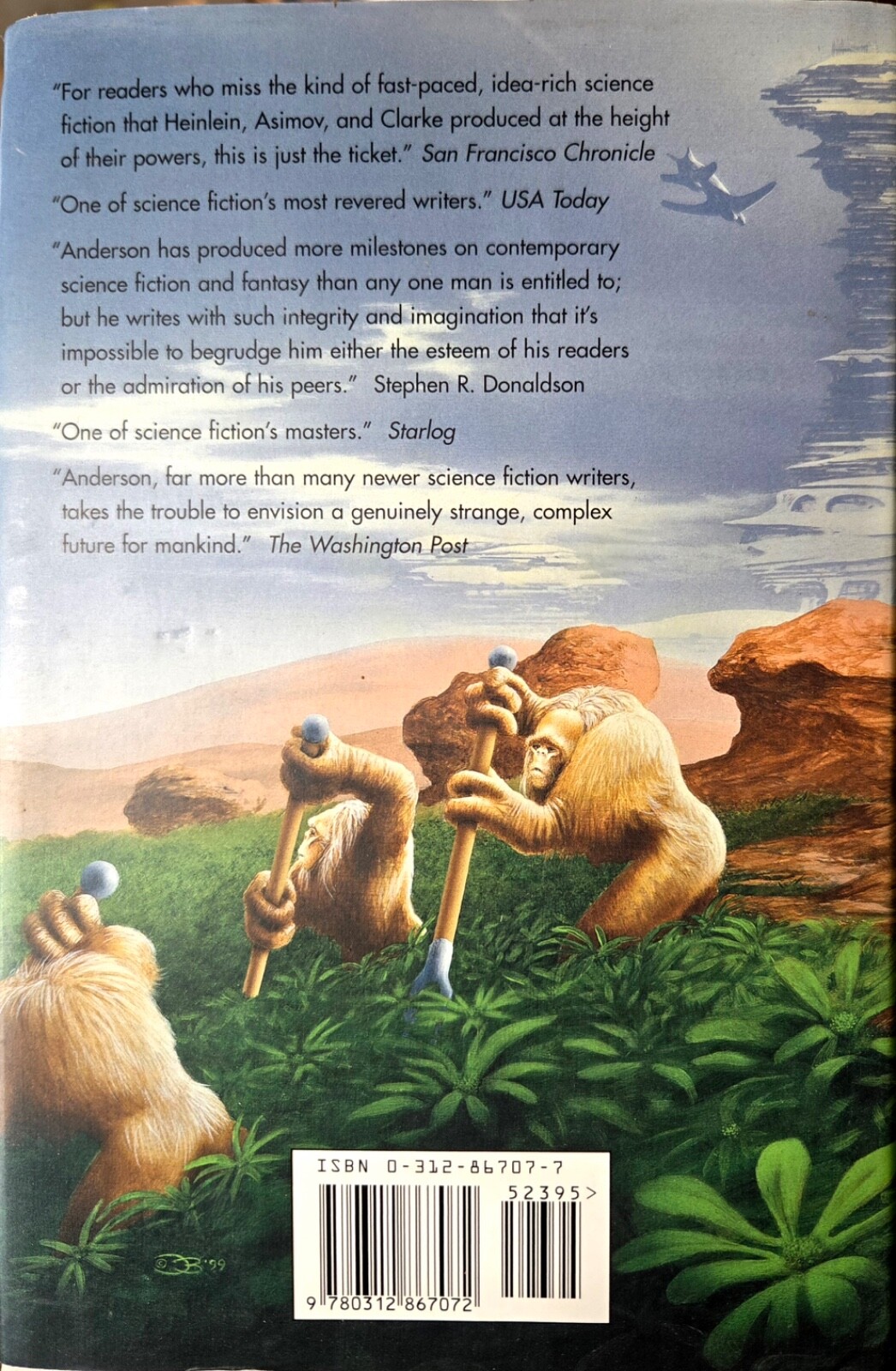 Genesis by Paul Anderson (2000, Hardcover) Tor