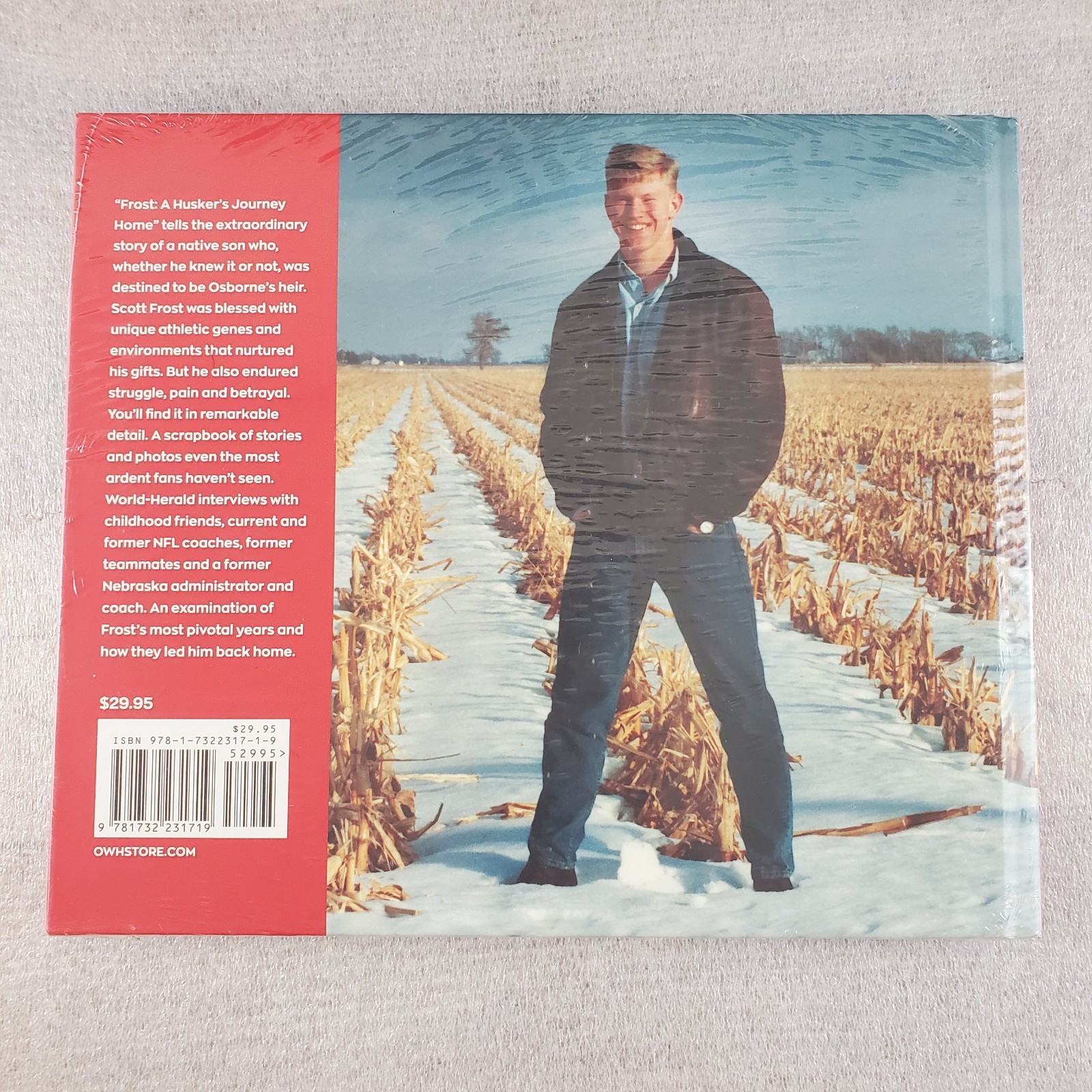 Frost A Husker’s Journey Home Omaha World Herald Hardcover SEALED