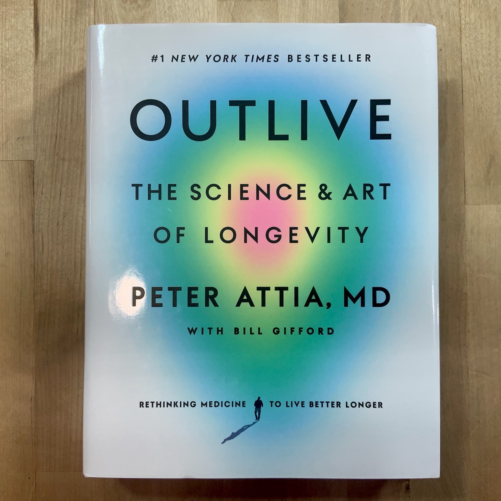 Outlive by Peter Attia, MD First Edition Hardcover Metabolic Health Guide