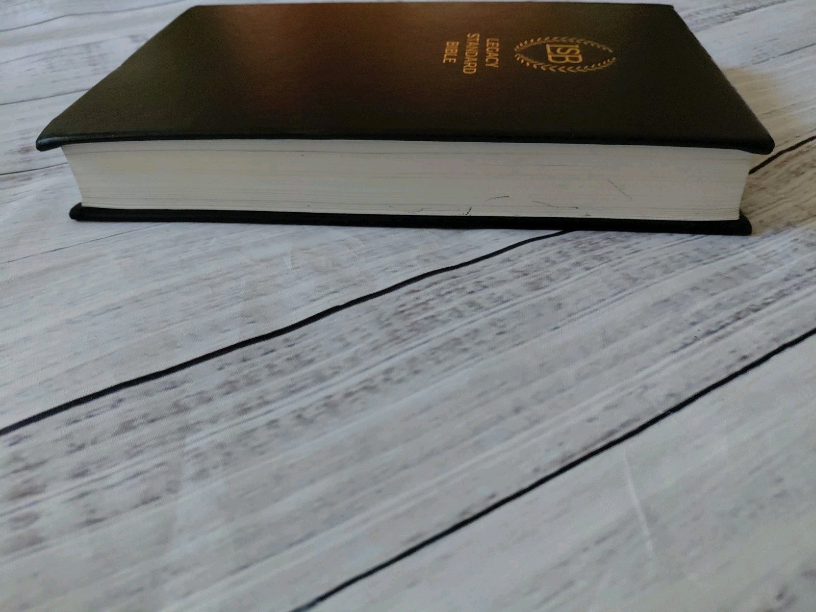 LSB Holy Bible Black Hardcover: Legacy Standard Bible 2 Column Verse By Verse