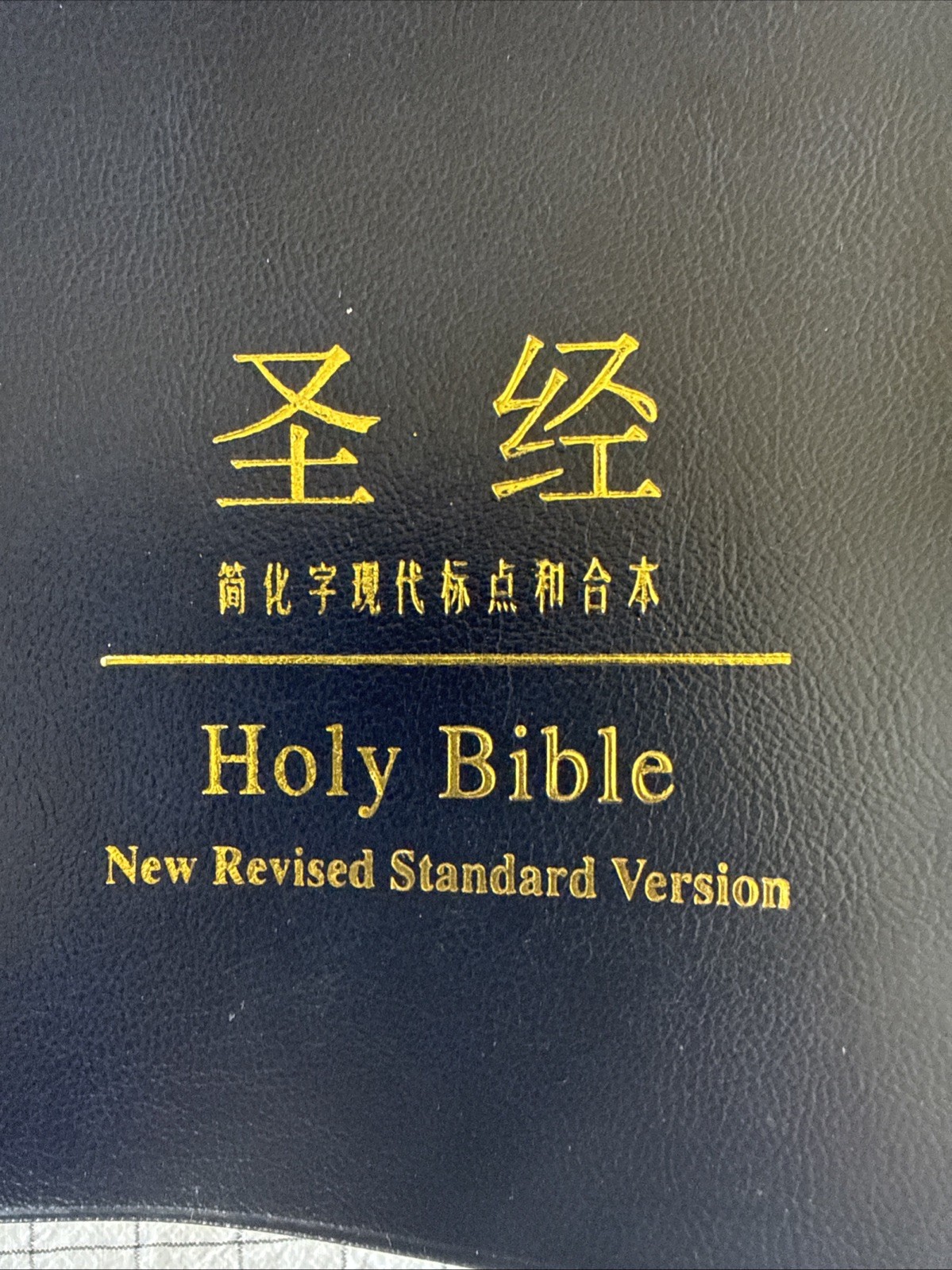 Holy Bible: NRSV New Revised Standard, Bilingual English Chinese 圣经 现代中文译本