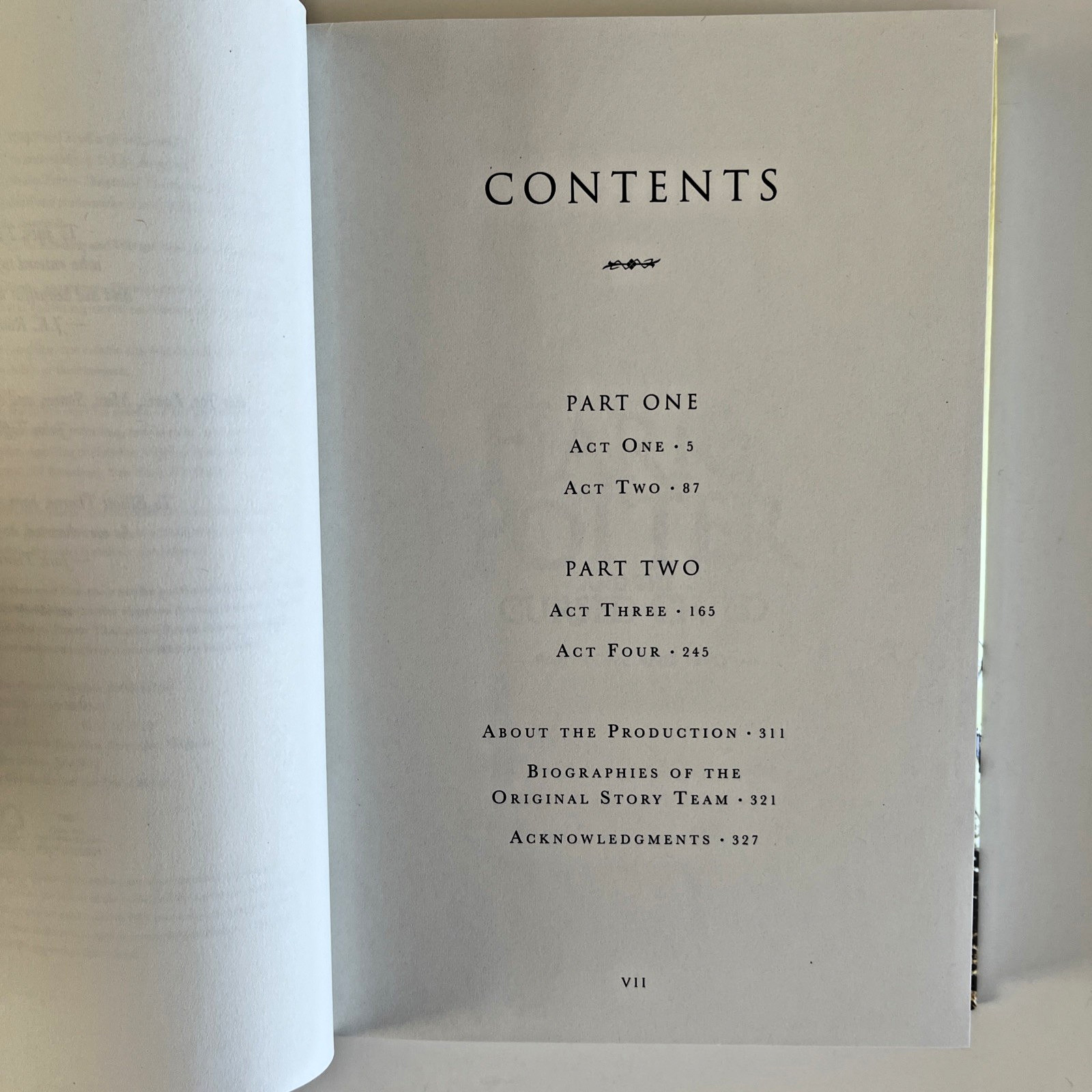 Harry Potter and the Cursed Child – Parts One & Two: The Official Script 1st Ed