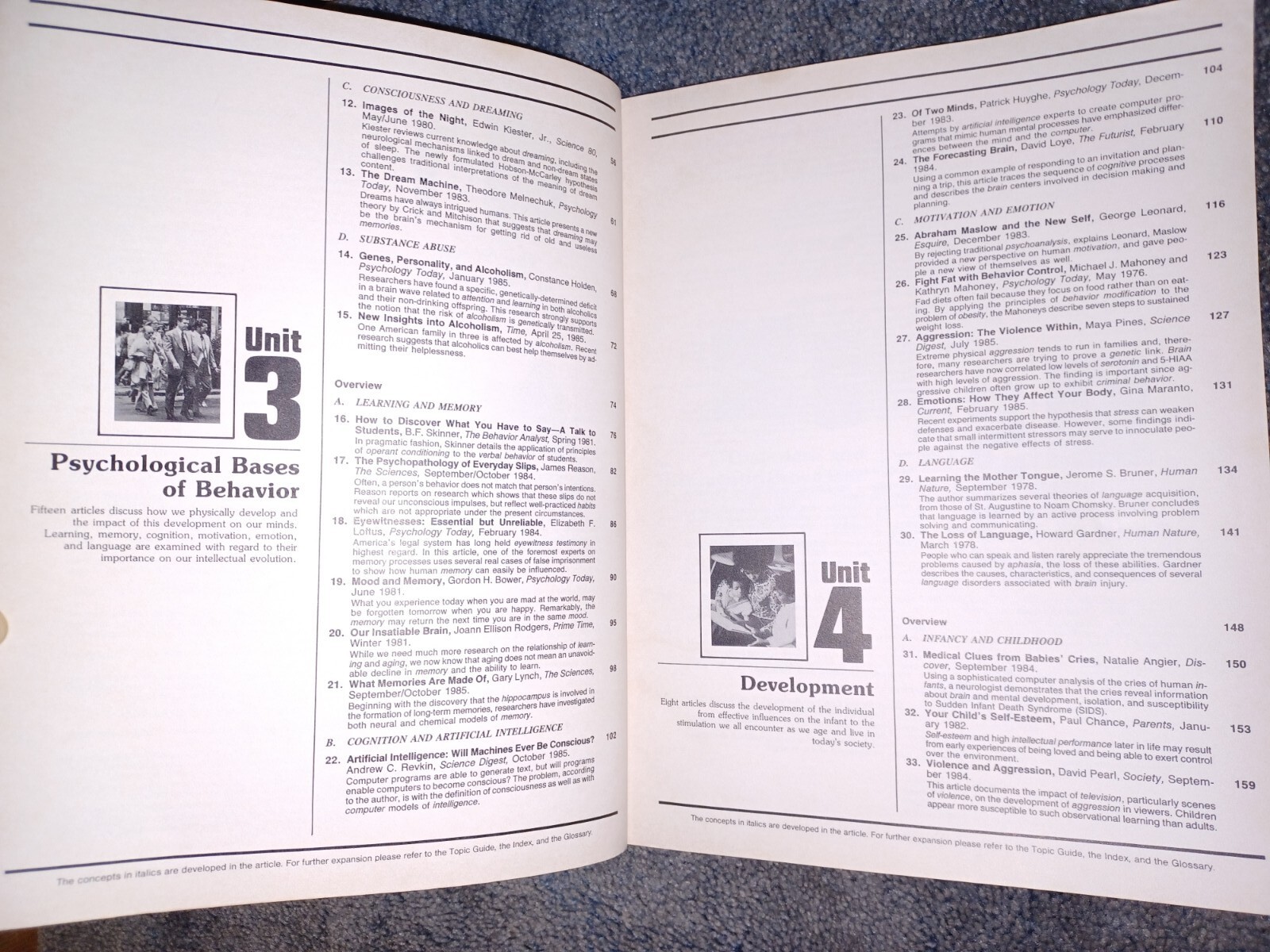 Annual Editions: Psychology 86/87 -Paperback- Fitzgerald, Hiram E – 16th Edition