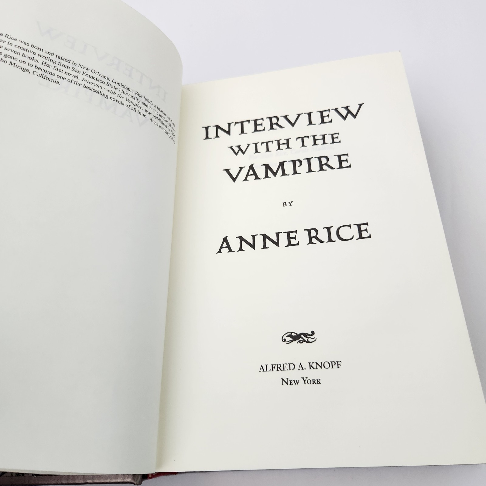 The Vampire Chronicles by Anne Rice Collectible Edition Gilded Edges