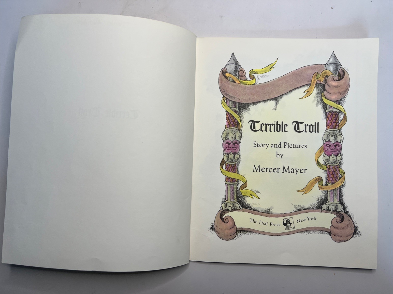 Terrible Troll by Mercer Mayer 1968 Vintage Children’s Book The Dial Press