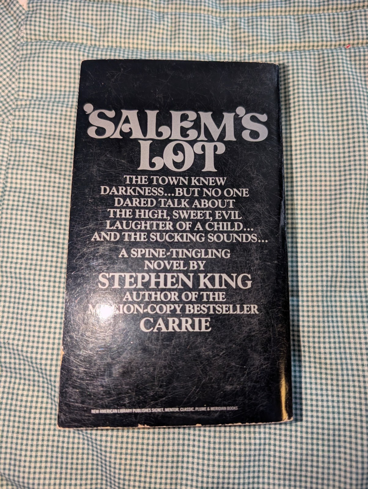 Salem’s Lot Signet 1st Paperback Edition 1st Printing Stephen King