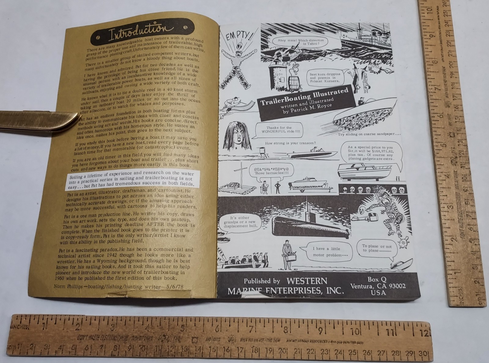 ROYCE’s TrailerBoating Illustrated – Revised Ed – illustrated paperback BOOK