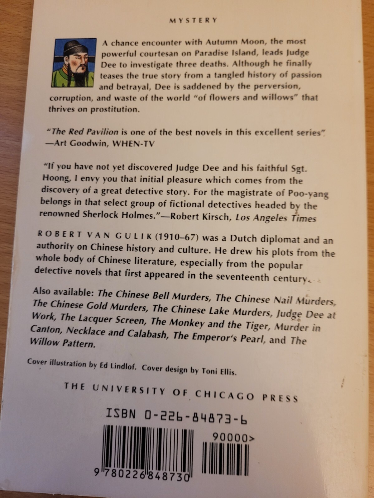Robert van Gulik: The Red Pavilion: A Judge Dee Mystery. 1994 English