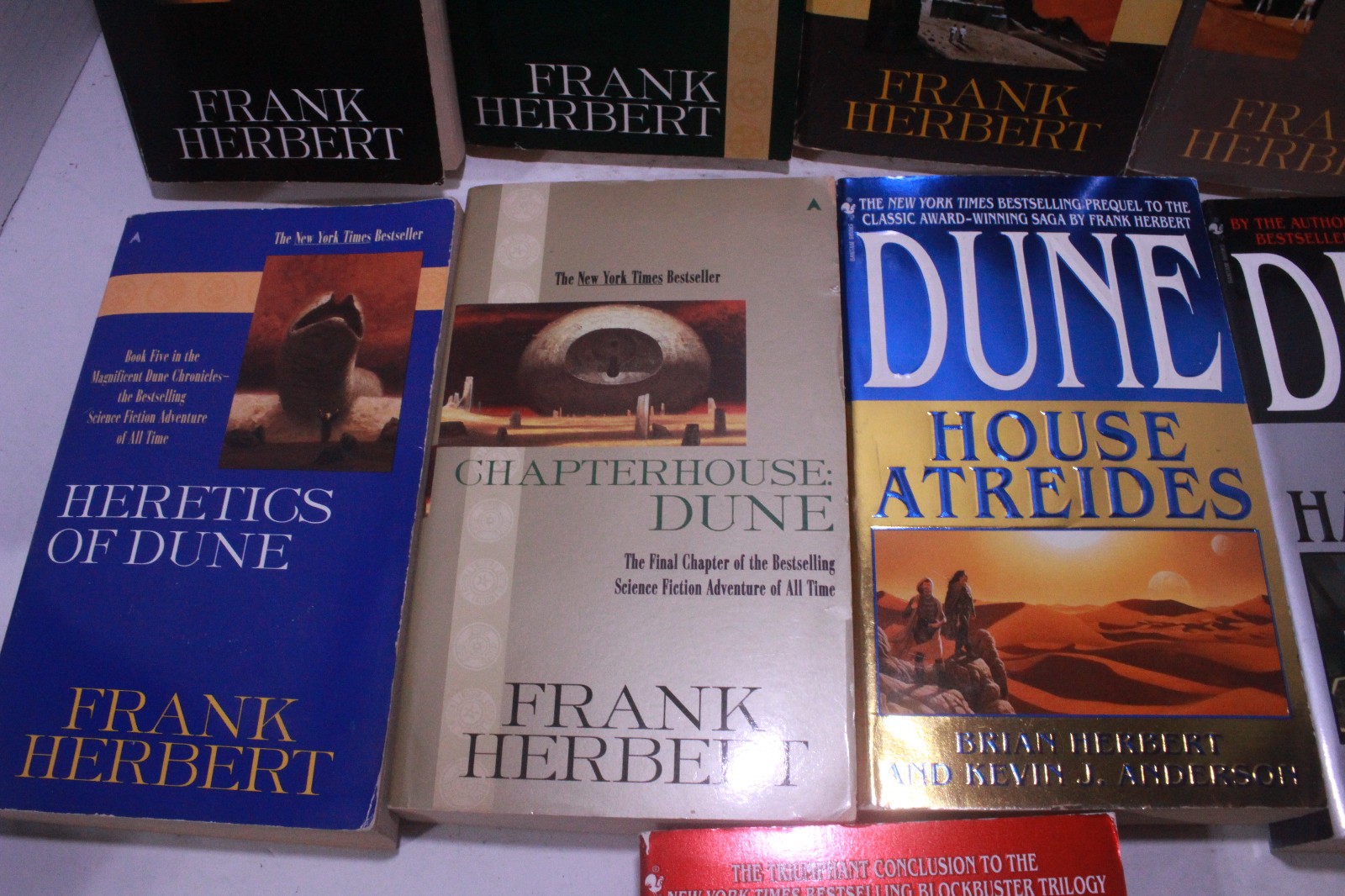 Dune Original Books 1-9 Frank Herbert Ace Paperback Edition Vtg