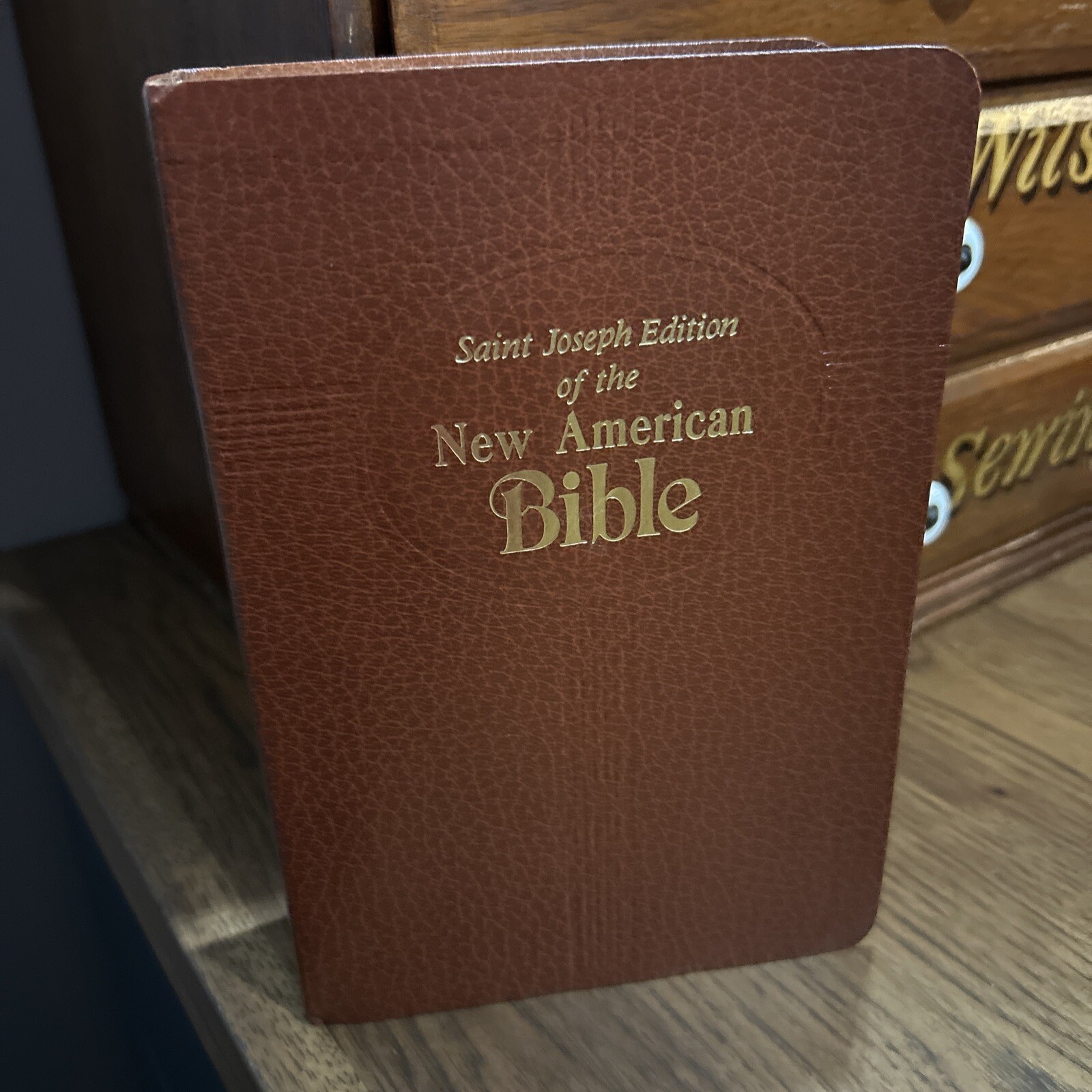Brand NEW American Bible St. Joseph Ed. Illustrated Medium Leather Bound (1992)