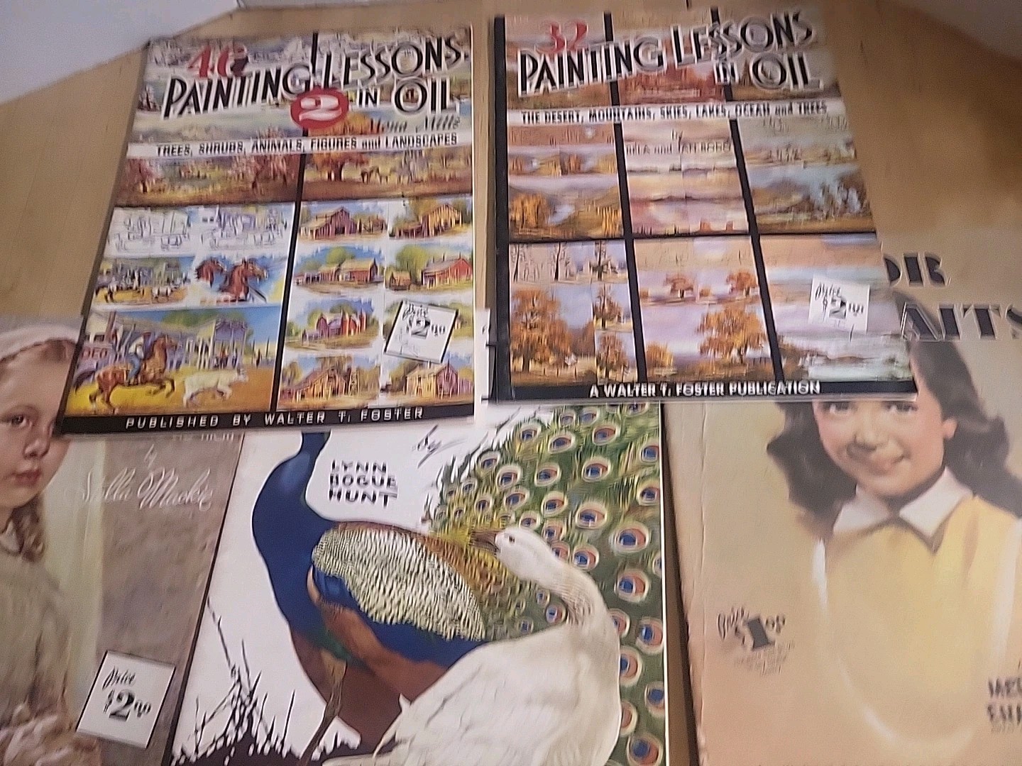 Vtg Walter T. Foster How To Draw & Paint Art 5 Magazines 1960s ORIGINAL NICE