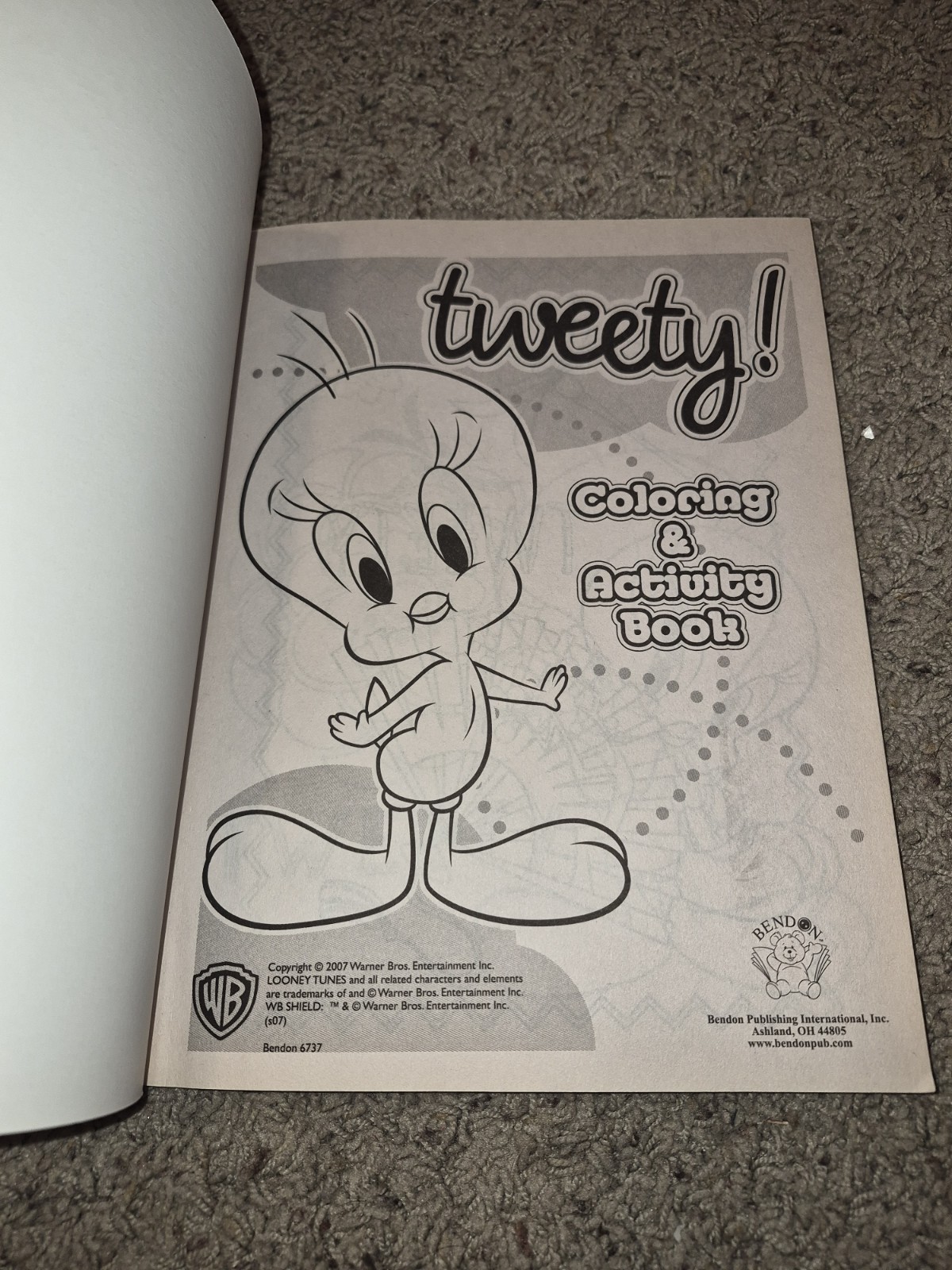 Tweety Jumbo Coloring & Activity Book from 2008