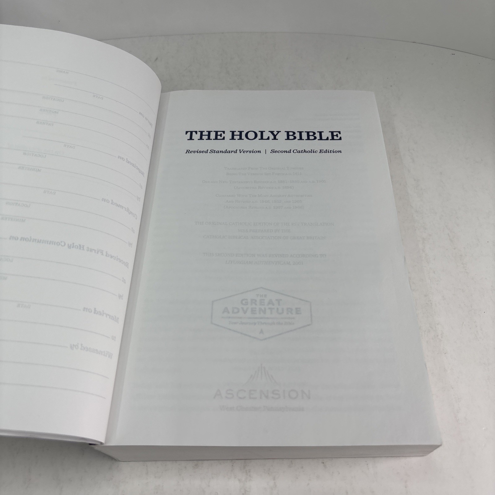 The Great Adventure Catholic Bible (Paperback) – Paperback – Good