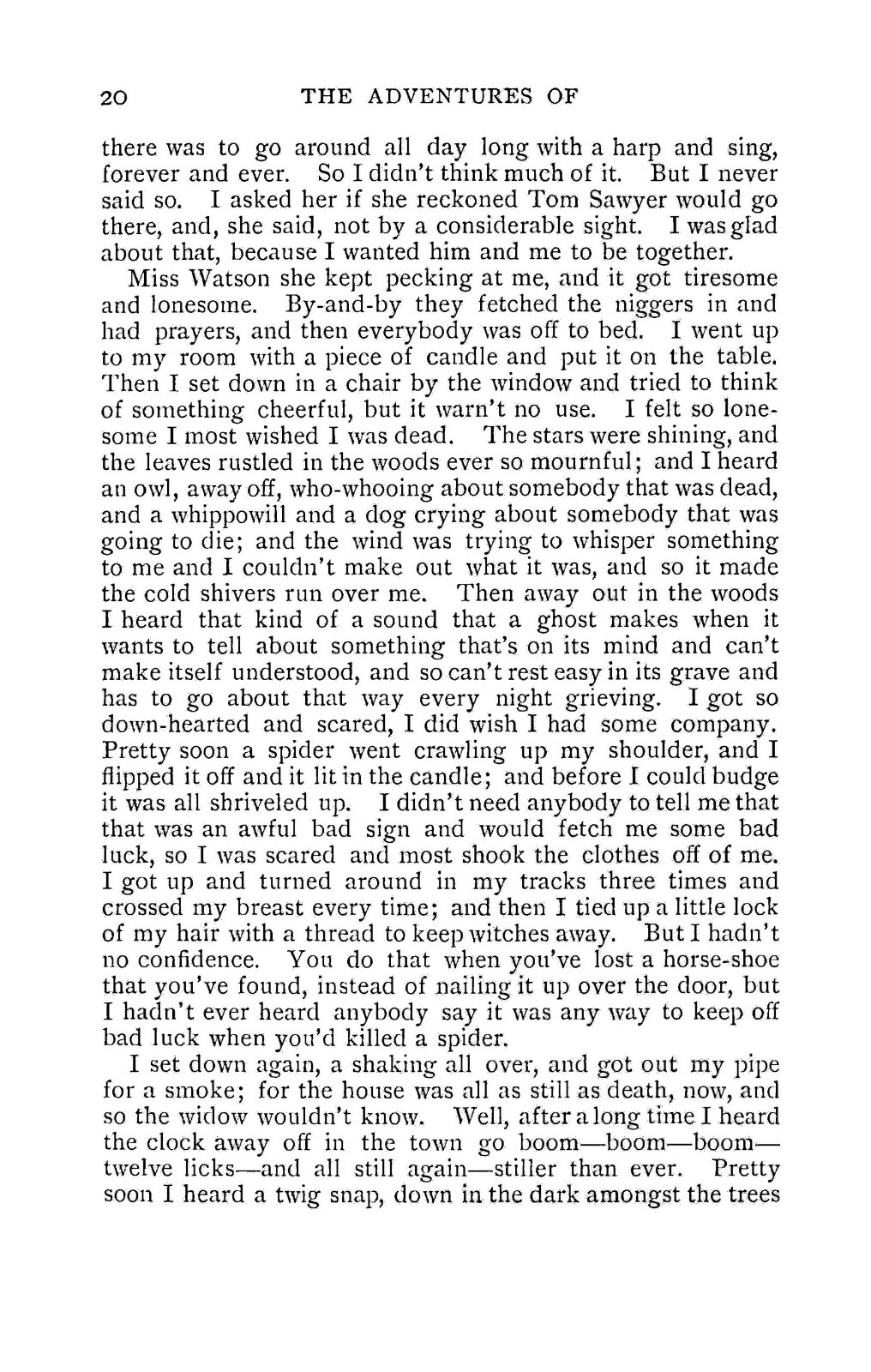 1891 Adventures of Huckleberry Finn 314 Pages