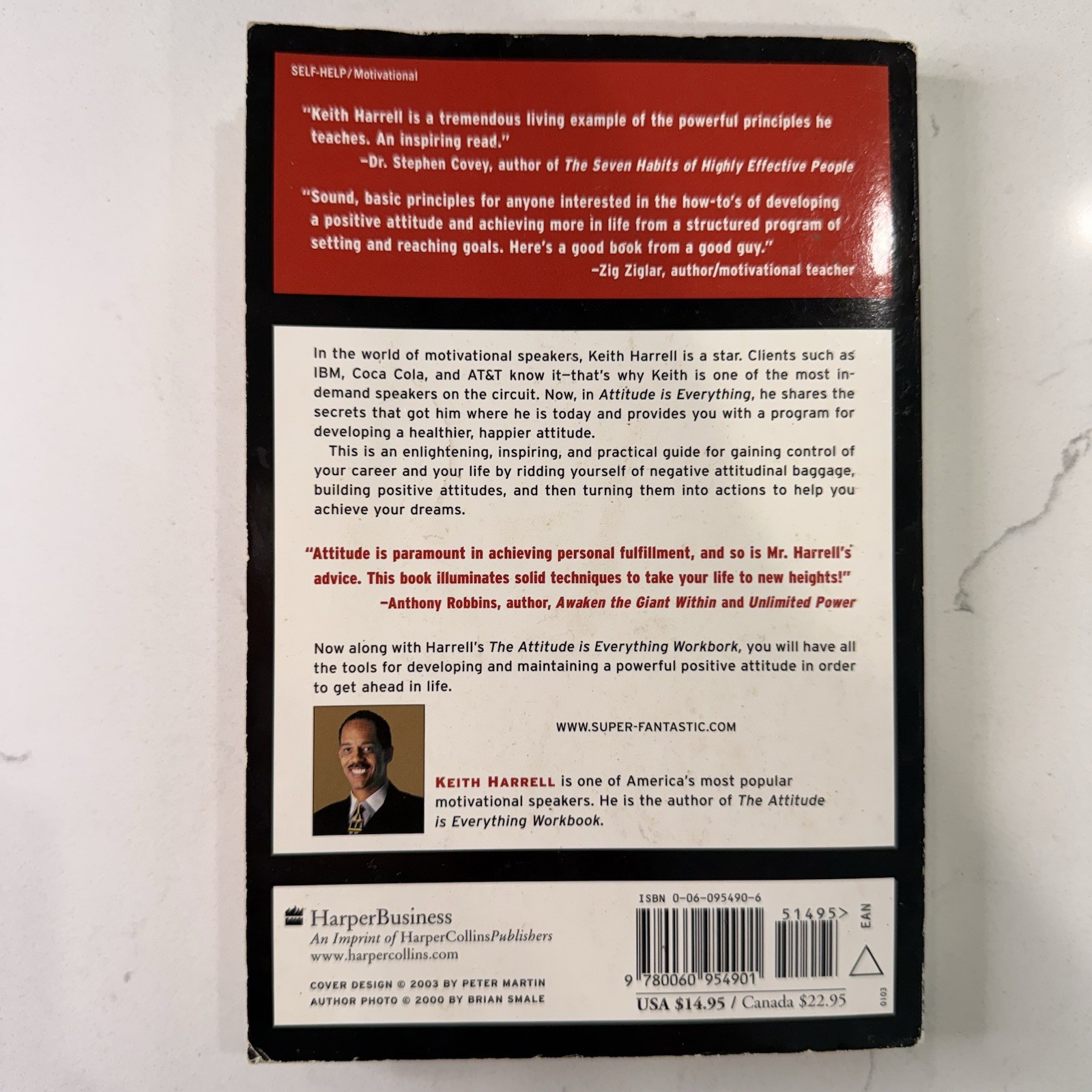 Attitude Is Everything Keith Harrell Motivation Self Help