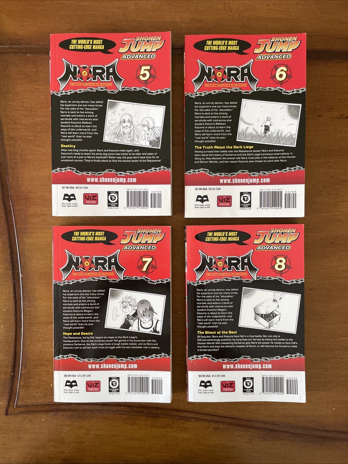 Nora The Last Chronicle of Devildom Complete Vol. 1-8 English Manga Lot Set Viz