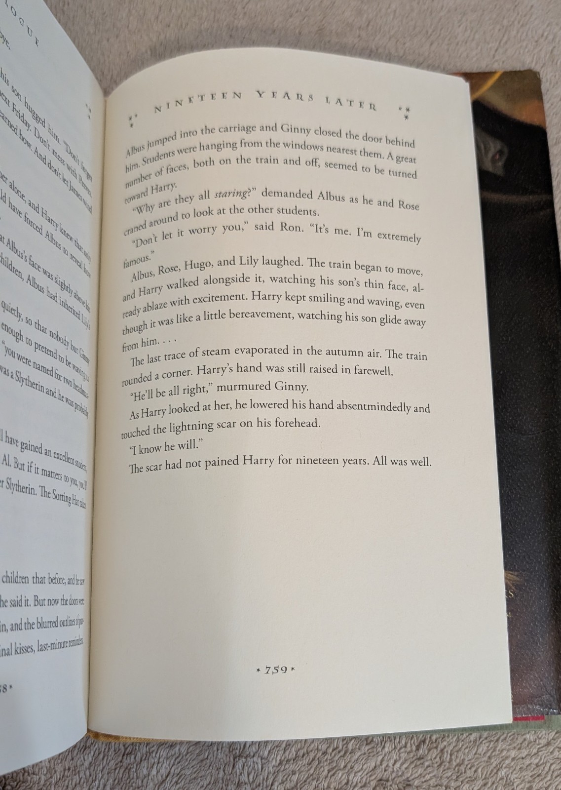 Harry Potter And The Deathly Hollows First Ed HC BJ New Rare Error Pg 759