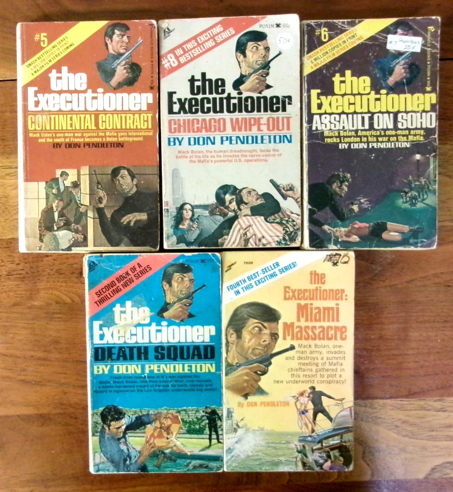 Lot of 29 The Executioner Series by Don Pendleton Paperback Books