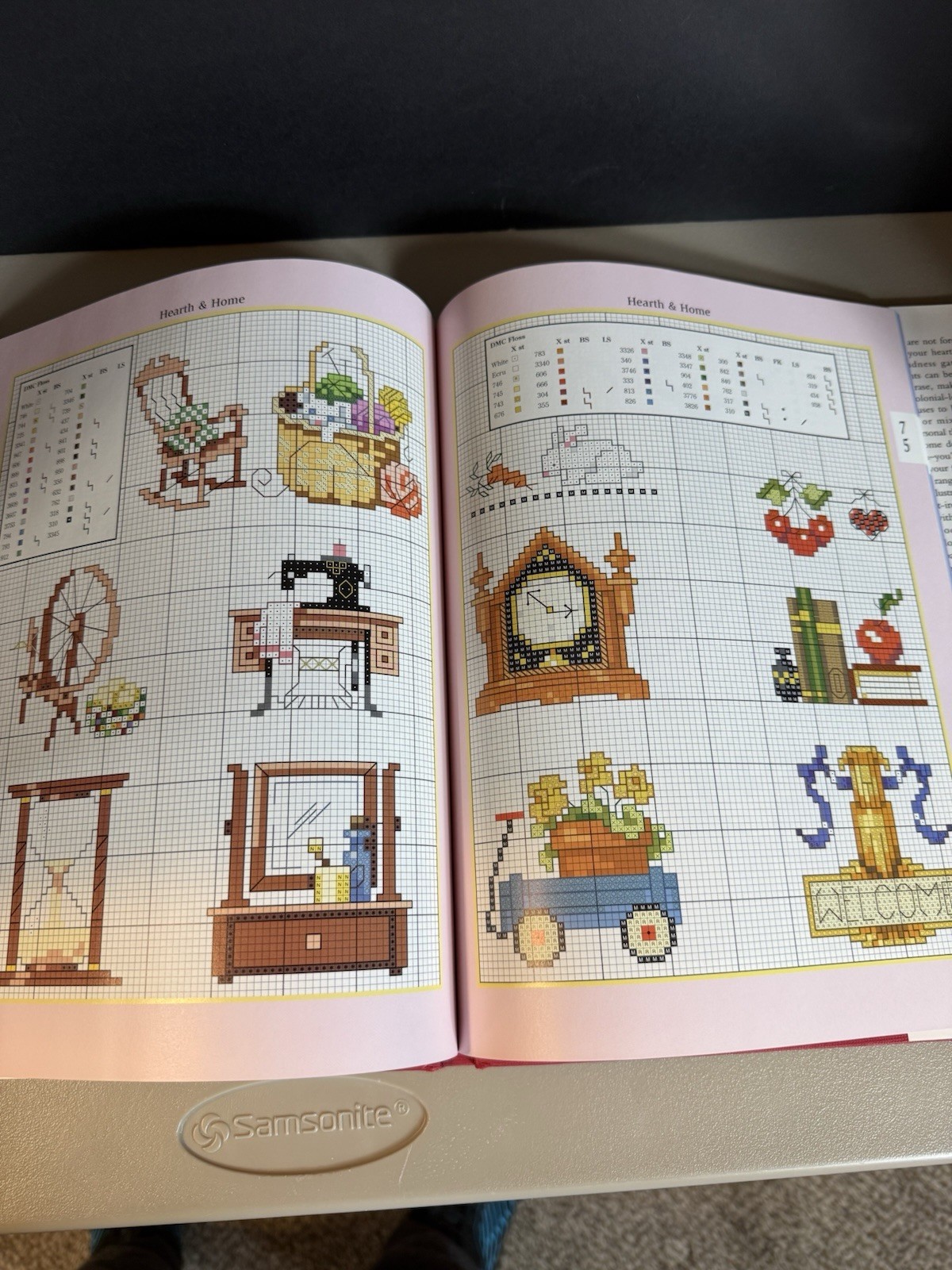 Donna Kooler’s “555 Fabulous Cross-Stitch Patterns” – (Hardcover)