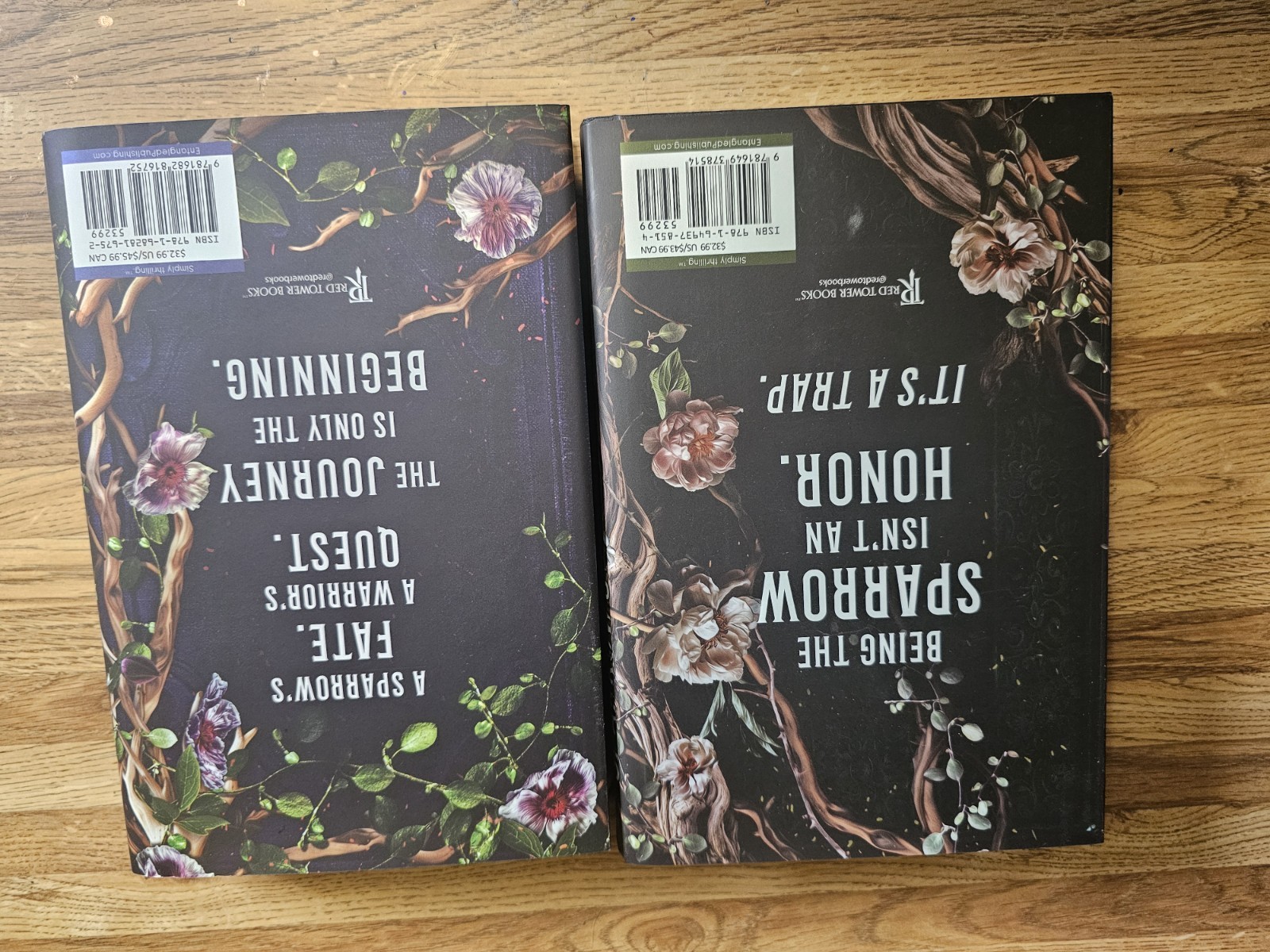 Shield Of Sparrows And Rites Of The Starlings Sprayed Edges First Editions.