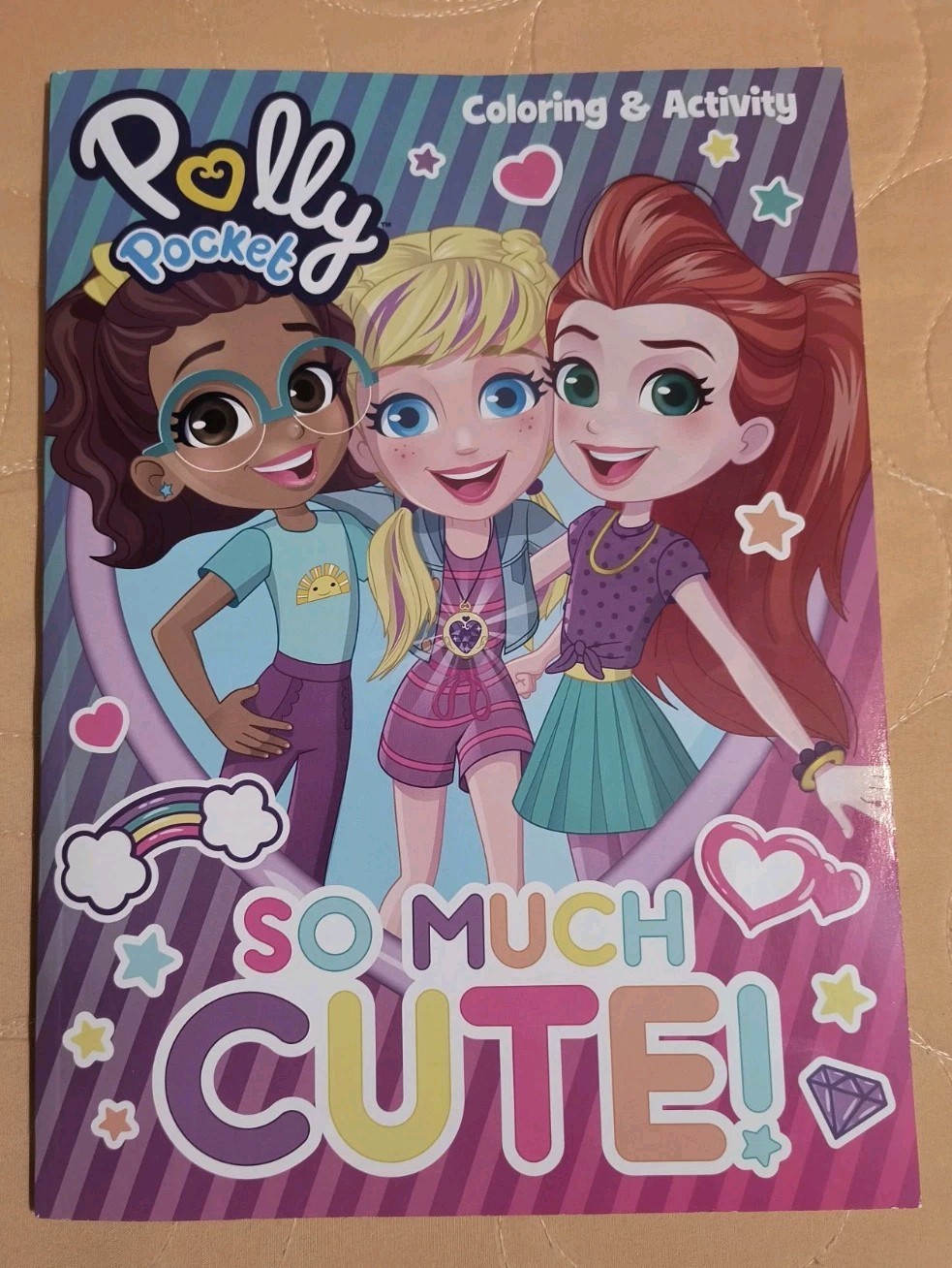 Polly Pocket So Much Cute! Jumbo Coloring and Activity Book Tear/Share Pages🆕